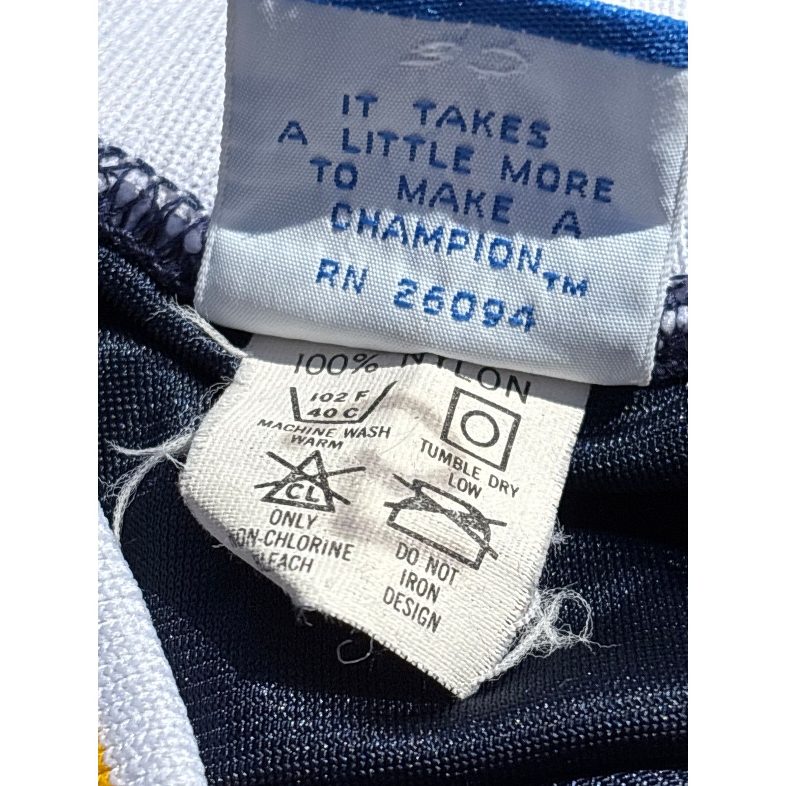 Champion Vintage 80s Champion Tigers Satin Nylon pullover USA made Size US L / EU 52-54 / 3 - 5 Thumbnail