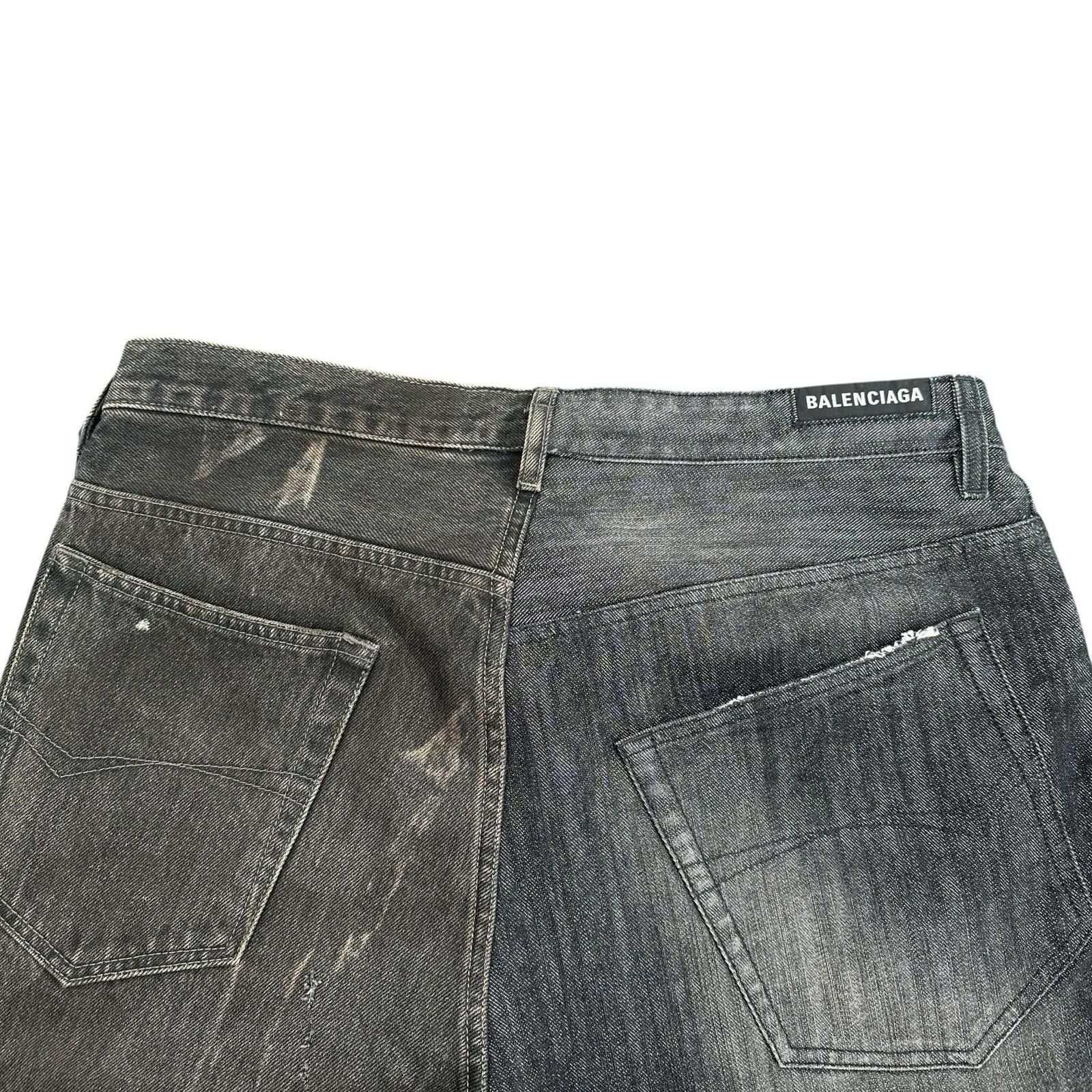 Balenciaga Balenciaga 2024 Fifty Fifty Hybrid Jeans S Size US 30 / EU 46 - 6 Thumbnail