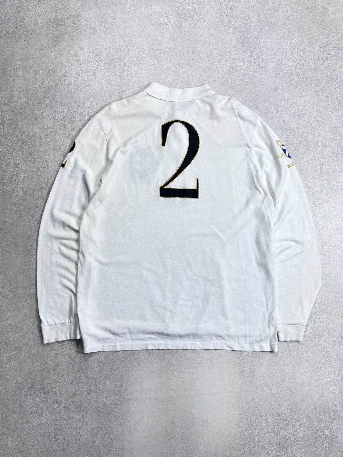 Polo Ralph Lauren Vintage Polo Ralph Lauren Rugby Big Pony Shirt Rare XXL Size US XXL / EU 58 / 5 - 6 Thumbnail