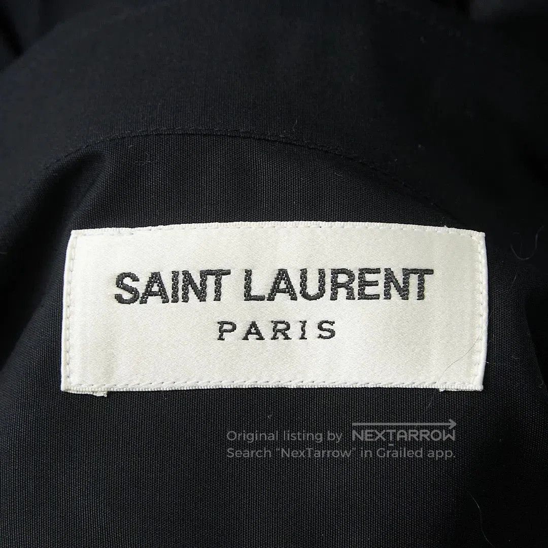 Saint Laurent Paris Saint Laurent Men's Solid Collared Shirt. Size US M / EU 48-50 / 2 - 6 Thumbnail