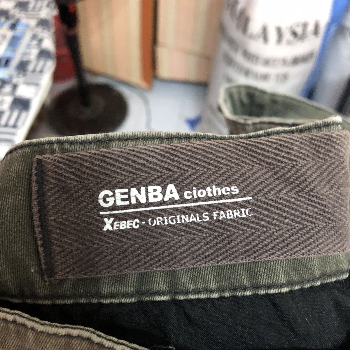 Faded Glory × Japanese Brand Genba Grey faded tactical Cargo Multipocket Pants #A1148 Size US 32 / EU 48 - 21 Thumbnail