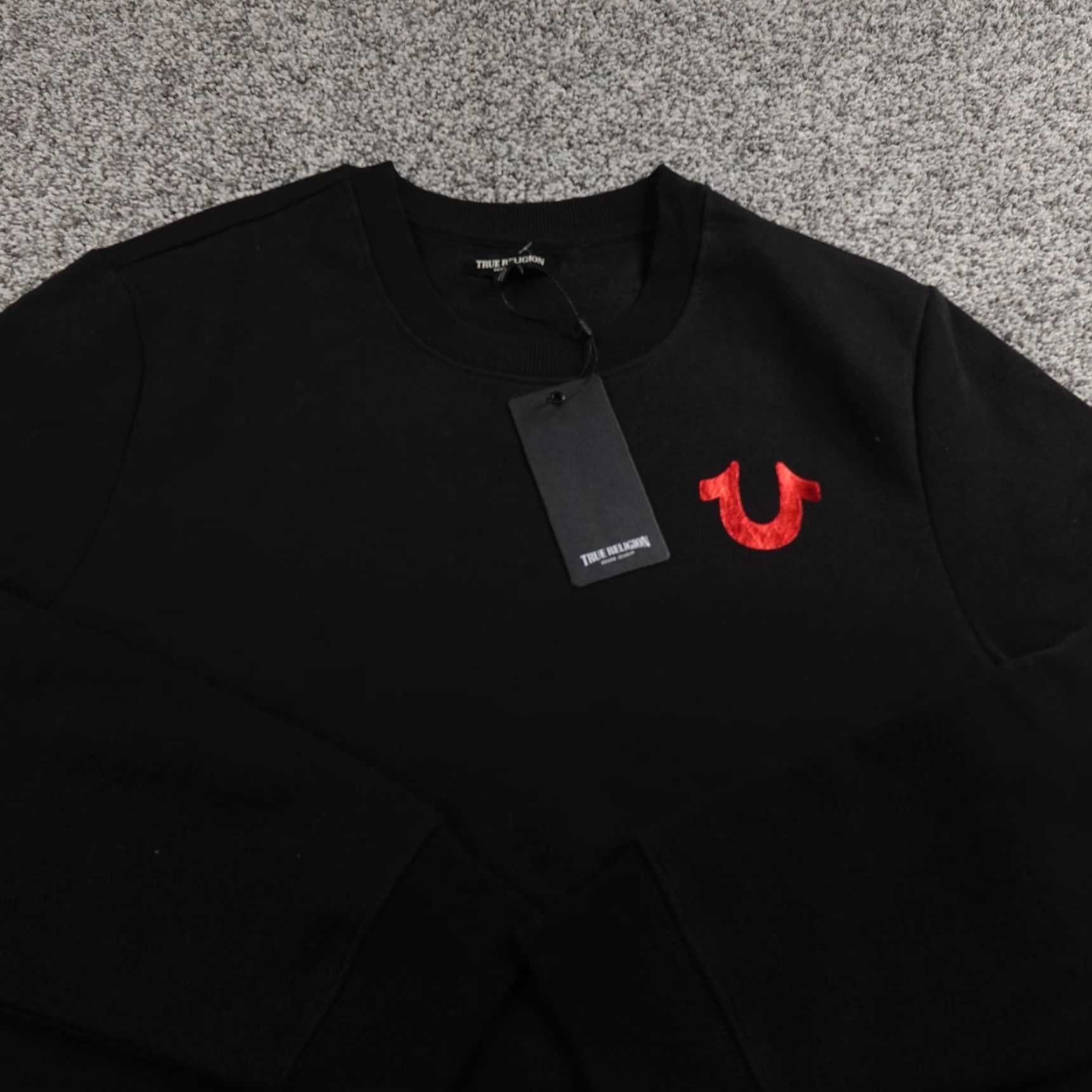 True Religion VINTAGE True Religion Sweatshirt Mens L Black Buddha Logo Pullover Crewneck Sweater Size US L / EU 52-54 / 3 - 3 Thumbnail