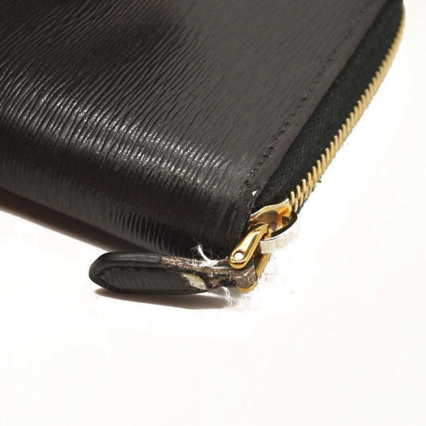 Prada Prada Saffiano Metal Zip Around Wallet Black Size ONE SIZE - 7 Thumbnail