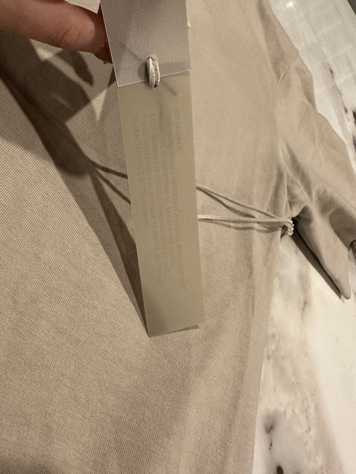 Fear of God FEAR OF GOD Beige Flocked T-Shirt Small Size US S / EU 44-46 / 1 - 5 Thumbnail