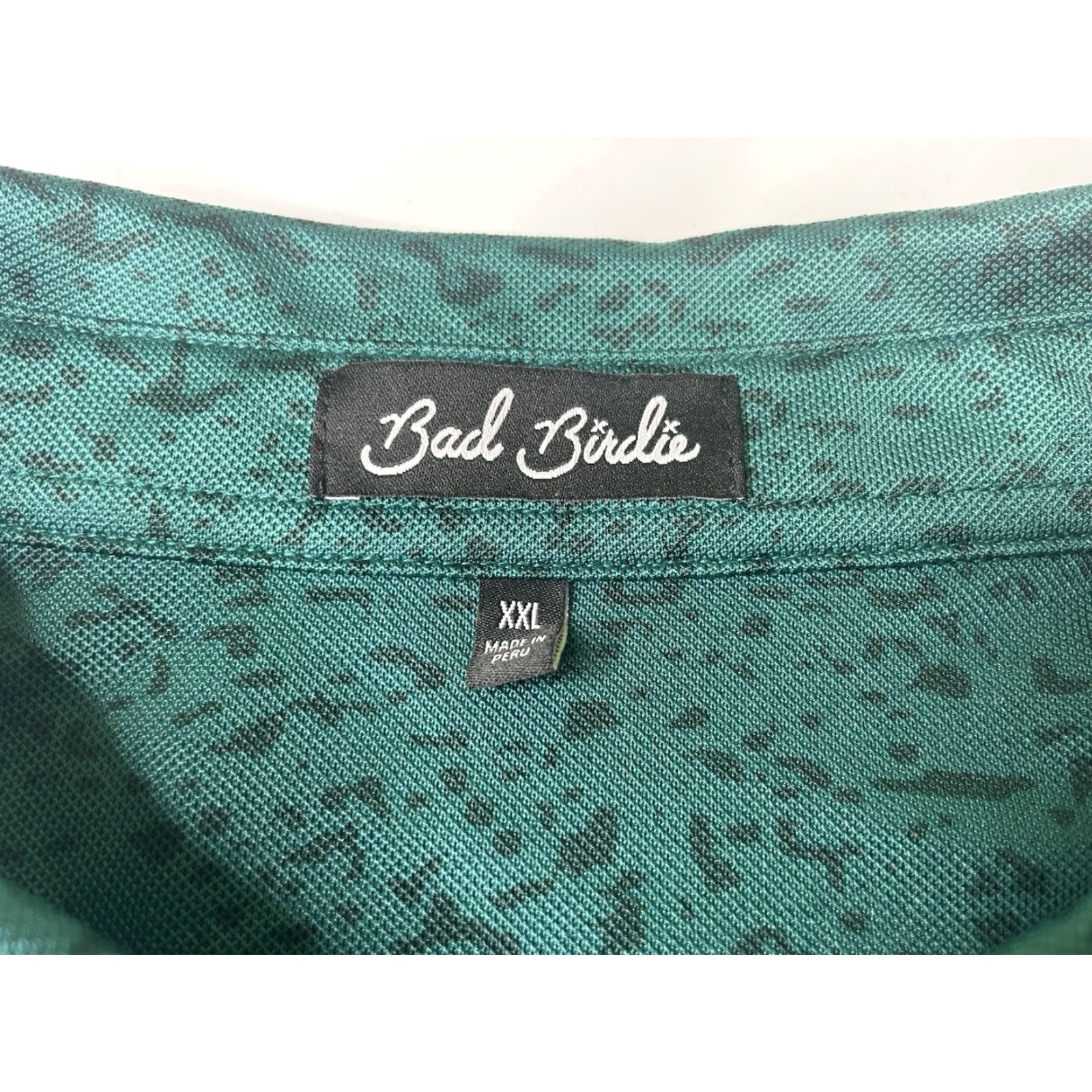 Vintage Bad Birdie Polo Shirt Mens 2XL Greens Keeper Tech Pique Performance Golf Blouse? Size US XXL / EU 58 / 5 - 3 Thumbnail