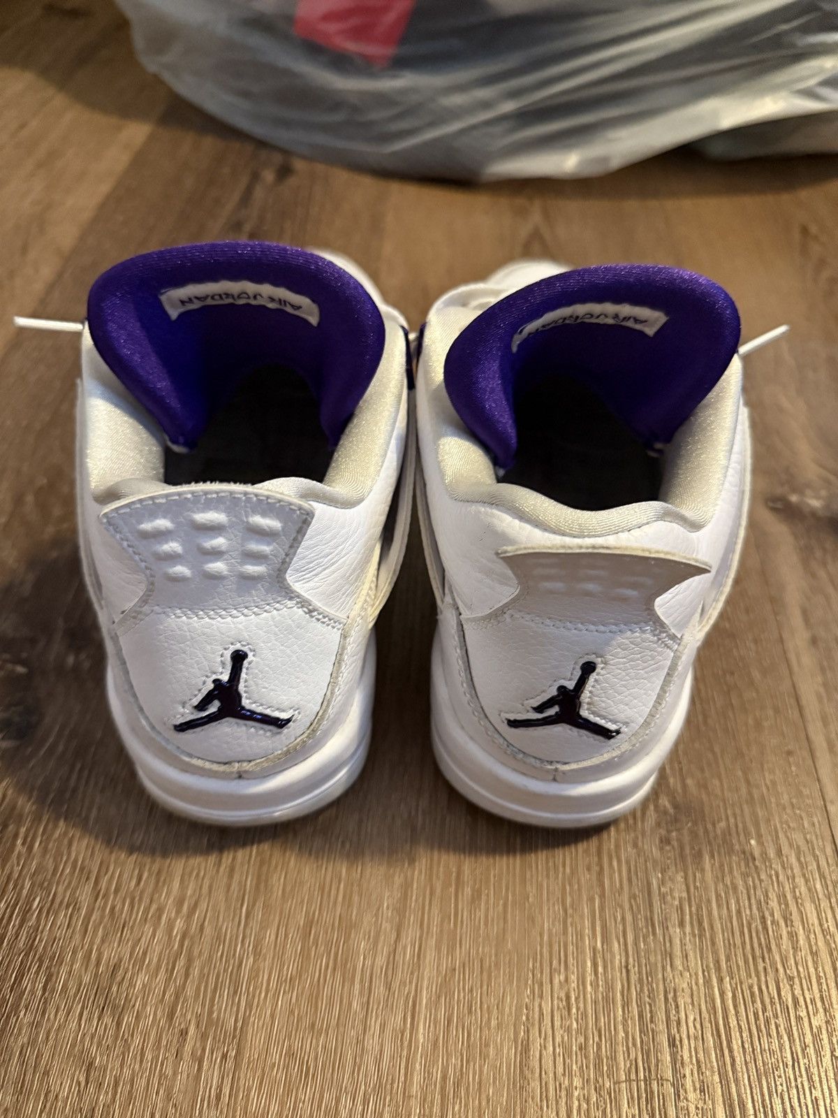 Jordan 4 GS purple metallic