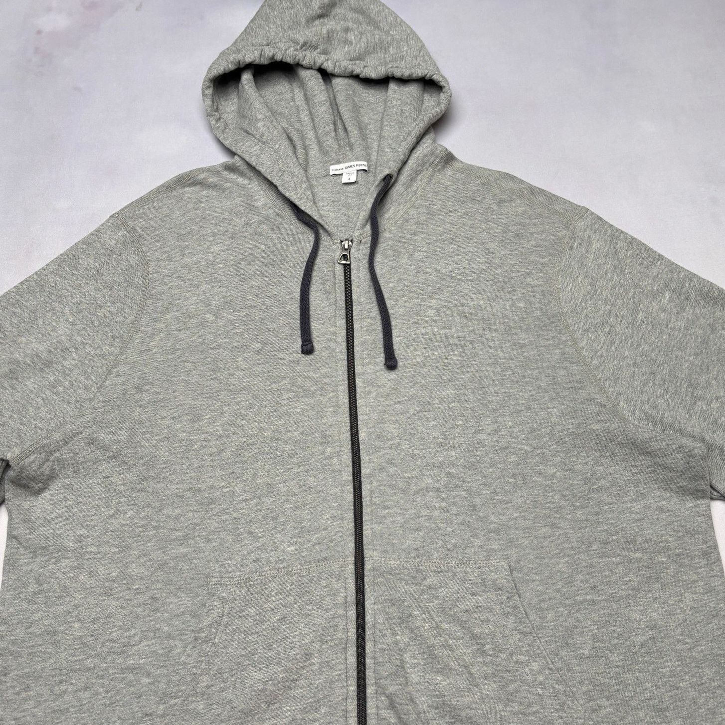 James Perse Standard James Perse Vintage French Terry Zip Up Hoodie 4/XL Size US XL / EU 56 / 4 - 2 Thumbnail