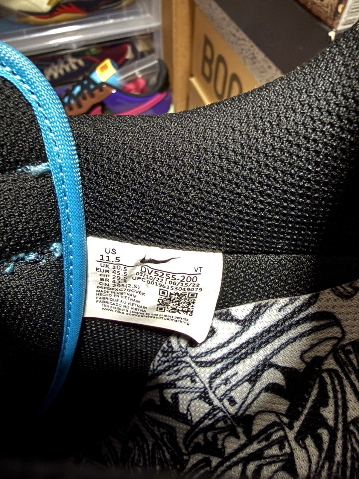 Nike × Undefeated Nike Air Force 1 Low Undefeated Patent Pink Prime Size US 11.5 / EU 44-45 - 8 Thumbnail
