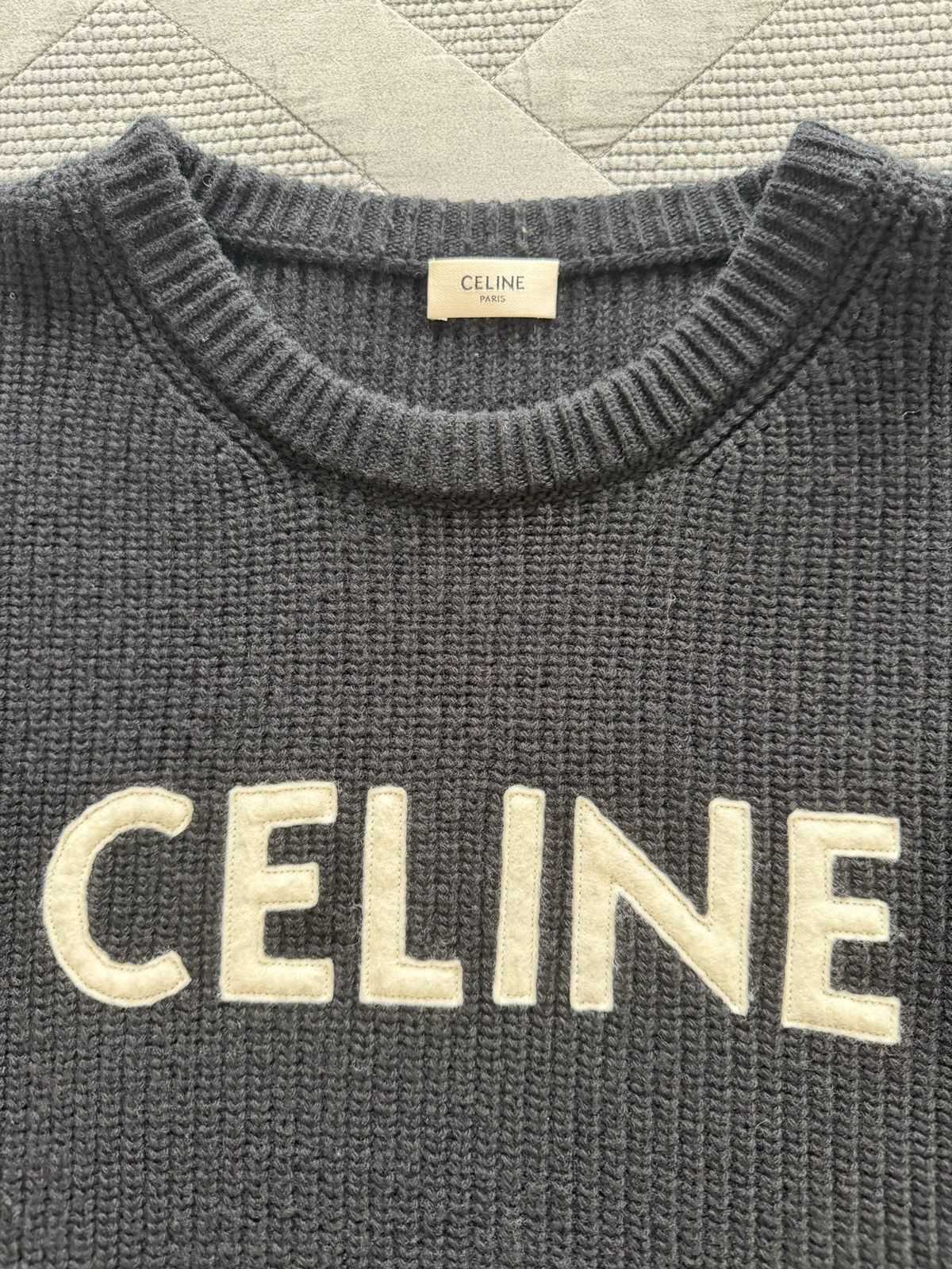 Celine Celine Wool Sweater Size US L / EU 52-54 / 3 - 2 Thumbnail