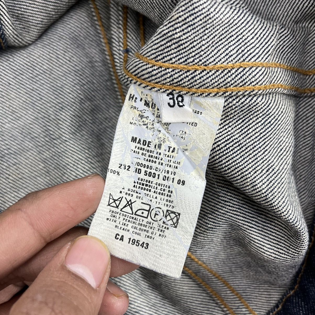 Helmut Lang 1999 Helmut Lang Type 2 Raw Indigo Denim Jacket Size US S / EU 44-46 / 1 - 8 Thumbnail