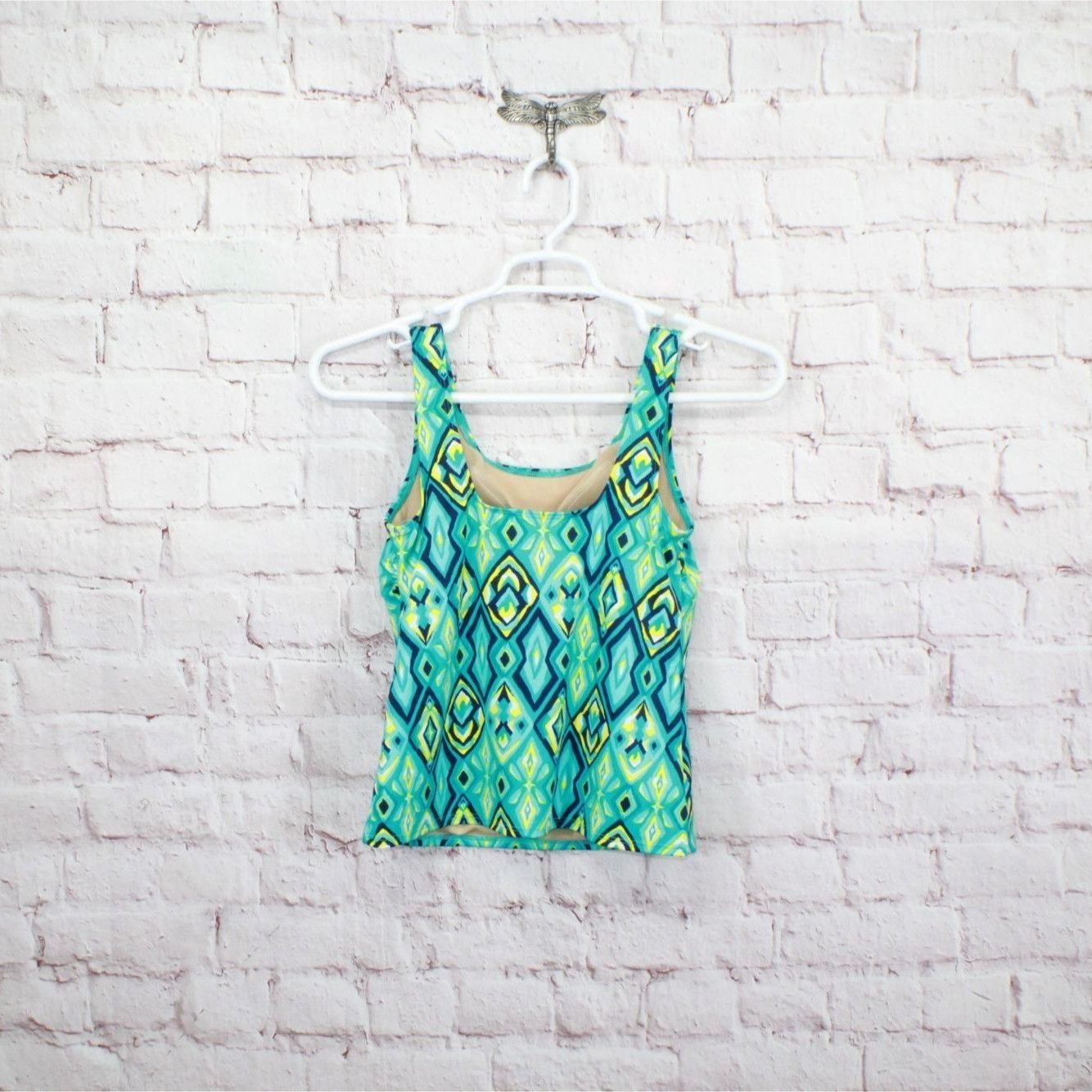 L.L. Bean × Swims LL Bean Women's BeanSport Swimwear Scoopneck Tankini Top Size S / US 4 / IT 40 - 6 Thumbnail