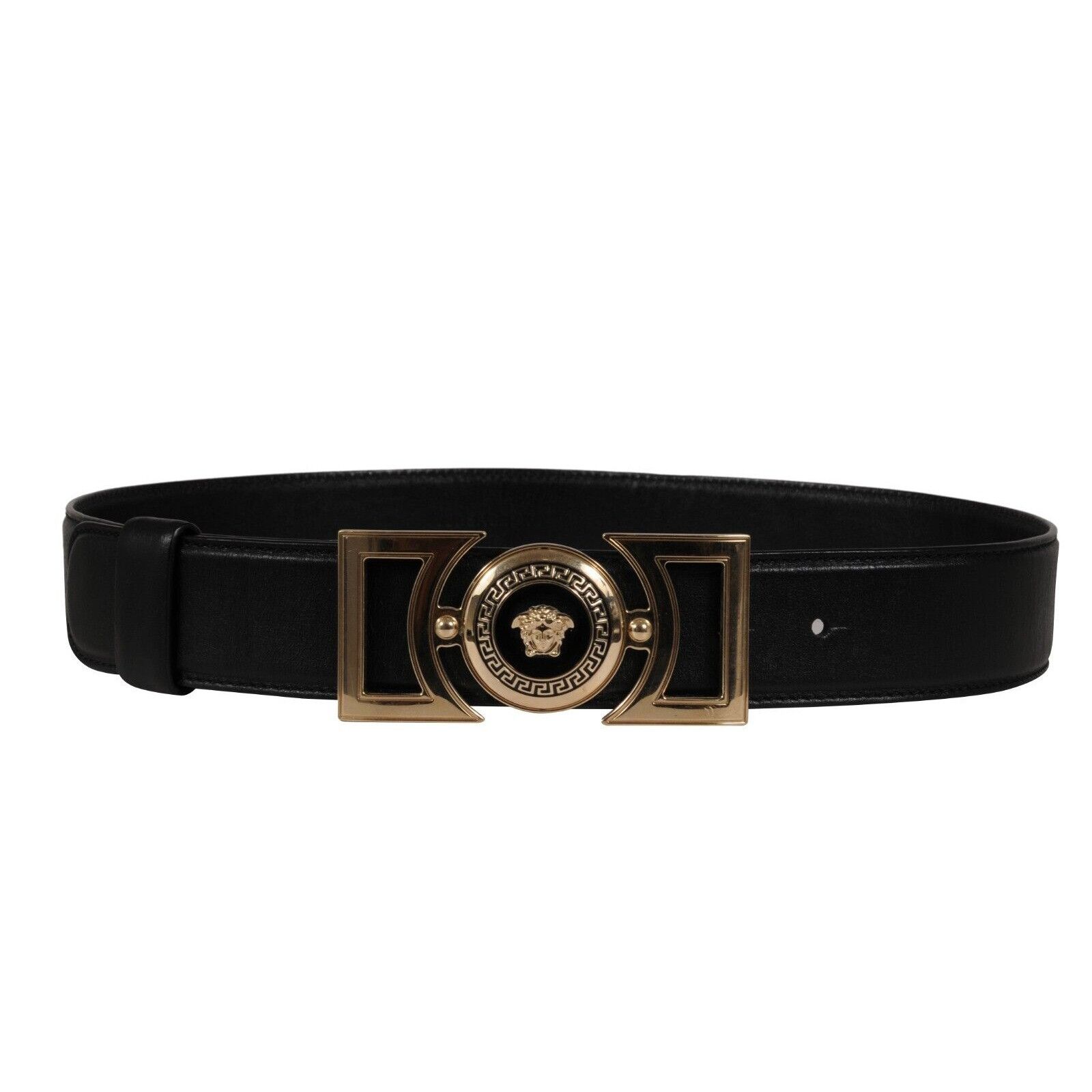 Versace Vanitas Medusa Head Buckle Belt 85 34 Black Size 34 - 10 Thumbnail