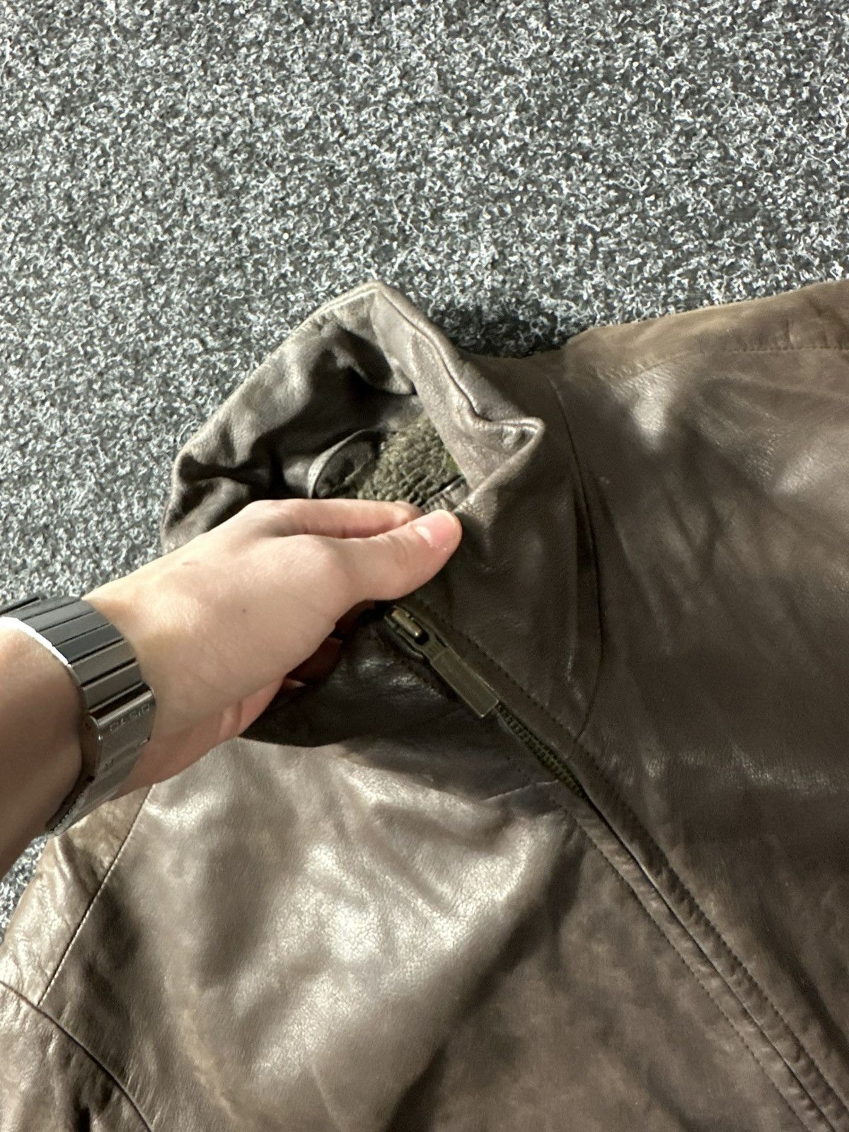 Timberland × Vintage 🚨Rare Vintage Timberland Brown Leather Jacket y2k old money Size US M / EU 48-50 / 2 - 3 Thumbnail