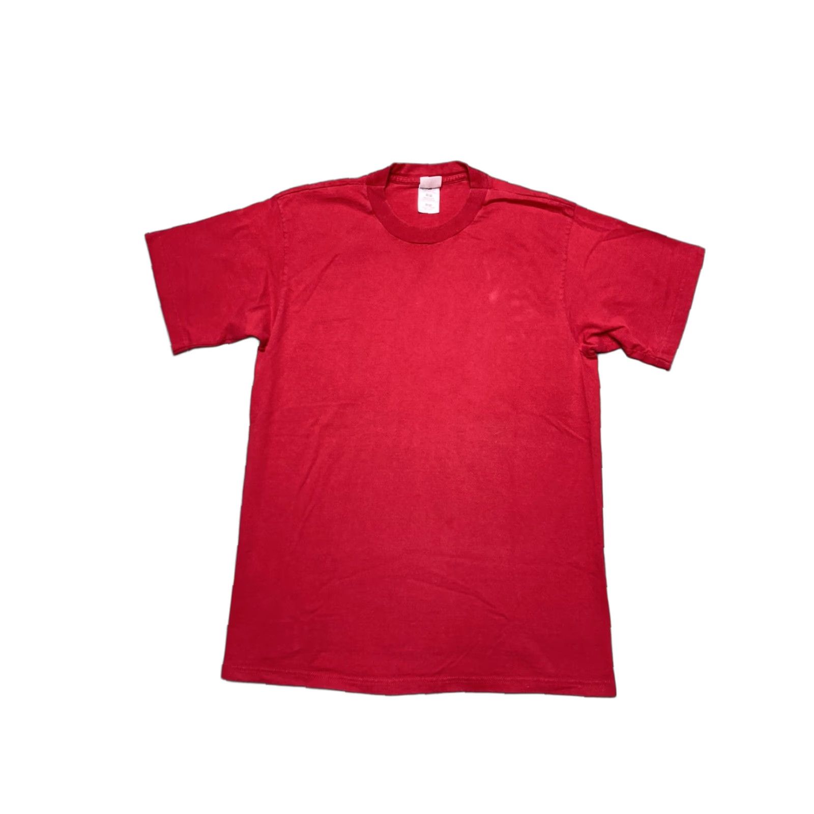 Fruit Of The Loom VINTAGE 90s Fruit of the Loom Blank T-Shirt Large Red Mens Shirt Size US L / EU 52-54 / 3 - 1 Thumbnail
