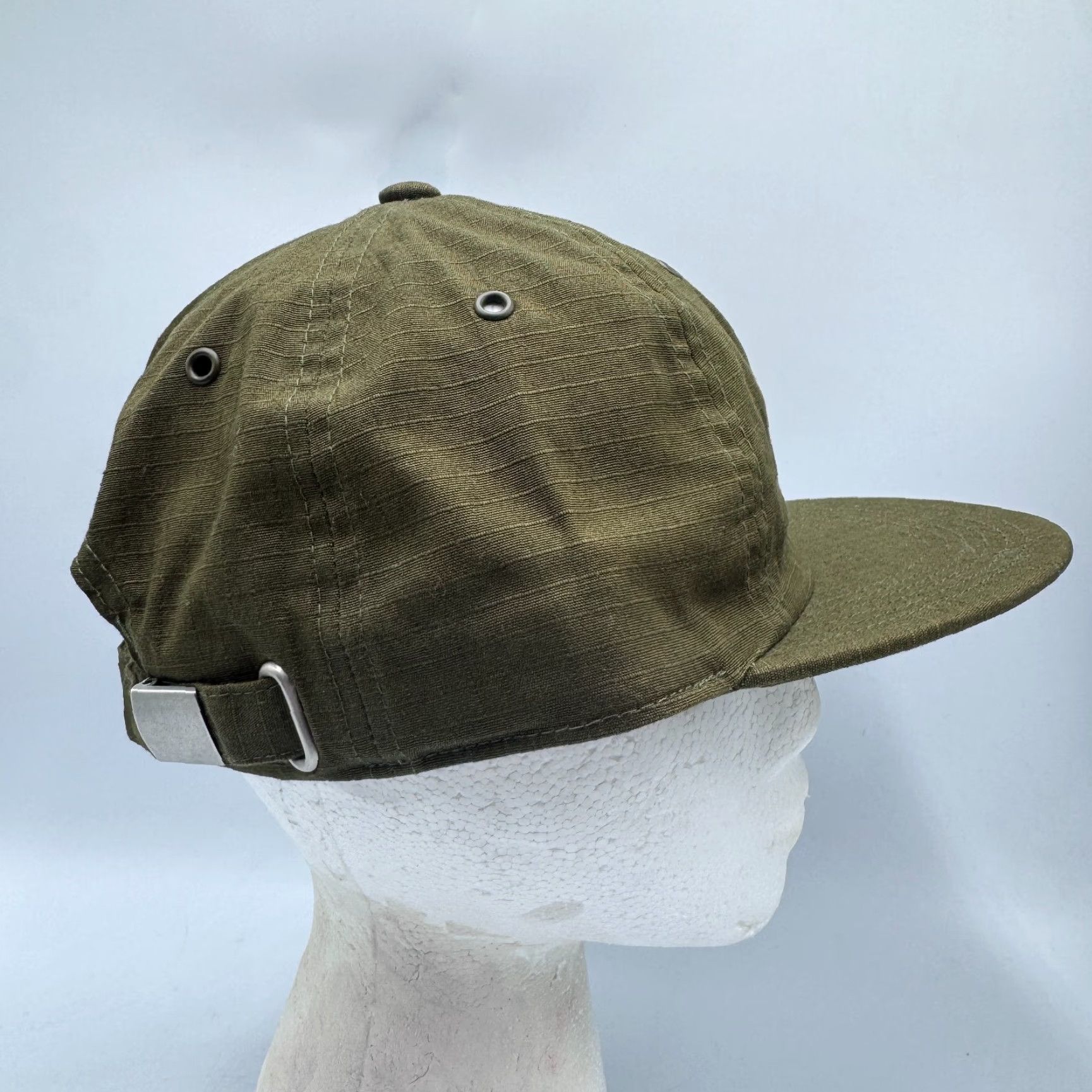 Converse Converse Mountain Club Olive Green Hat Strapback Adjustable Cap Mens OS Green Baseball Cap Adjustable Breathable Lightweight Size ONE SIZE - 5 Thumbnail