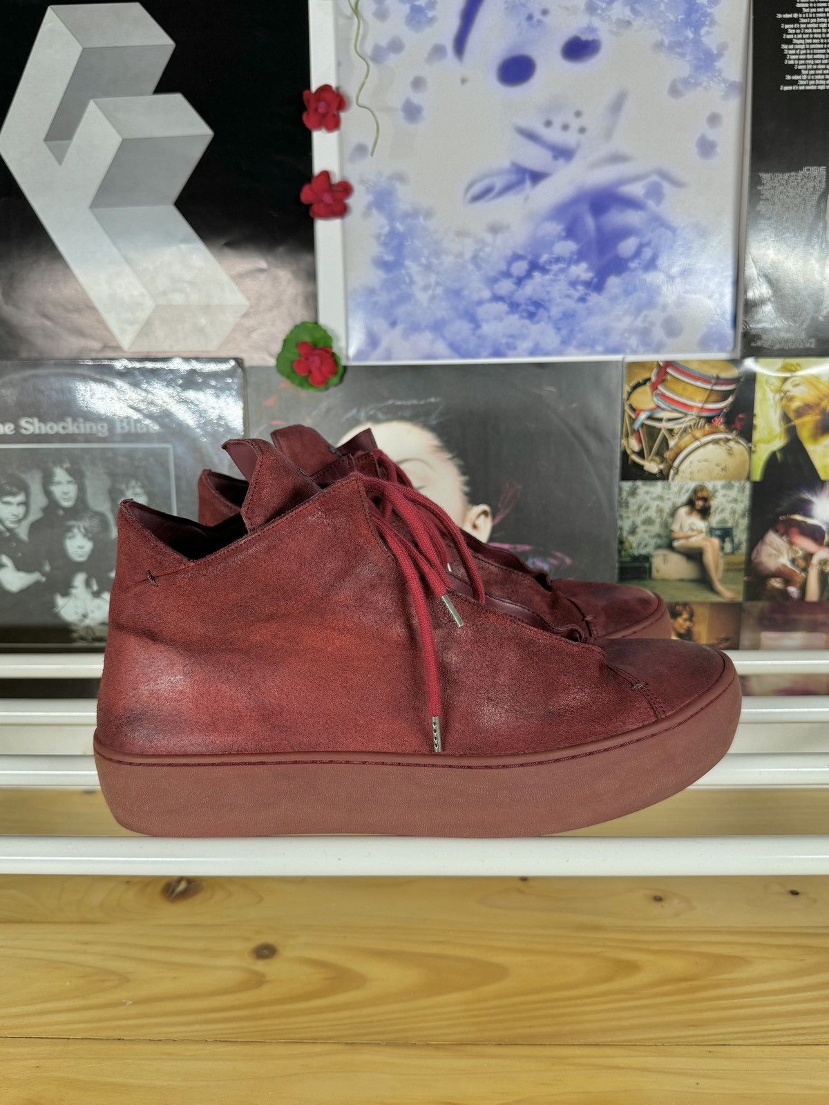 The Last Conspiracy Reverse Leather High Top Shoes Size US 10 / EU 43 - 2 Thumbnail