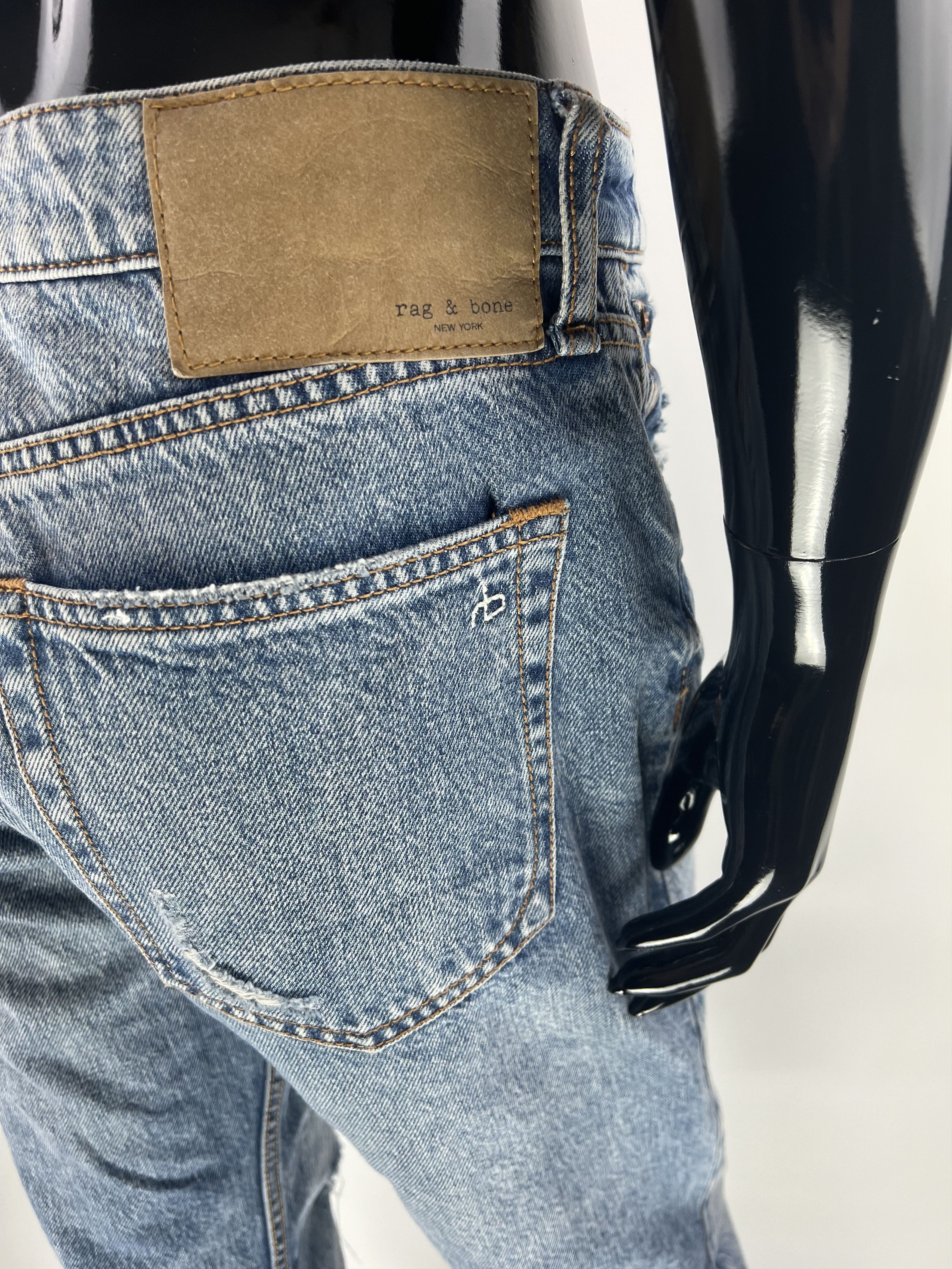 Rag & Bone Rag Bone Women's Boyfriend Ankle Jeans Size 25 Size 25" / US 0 / IT 36 - 4 Thumbnail