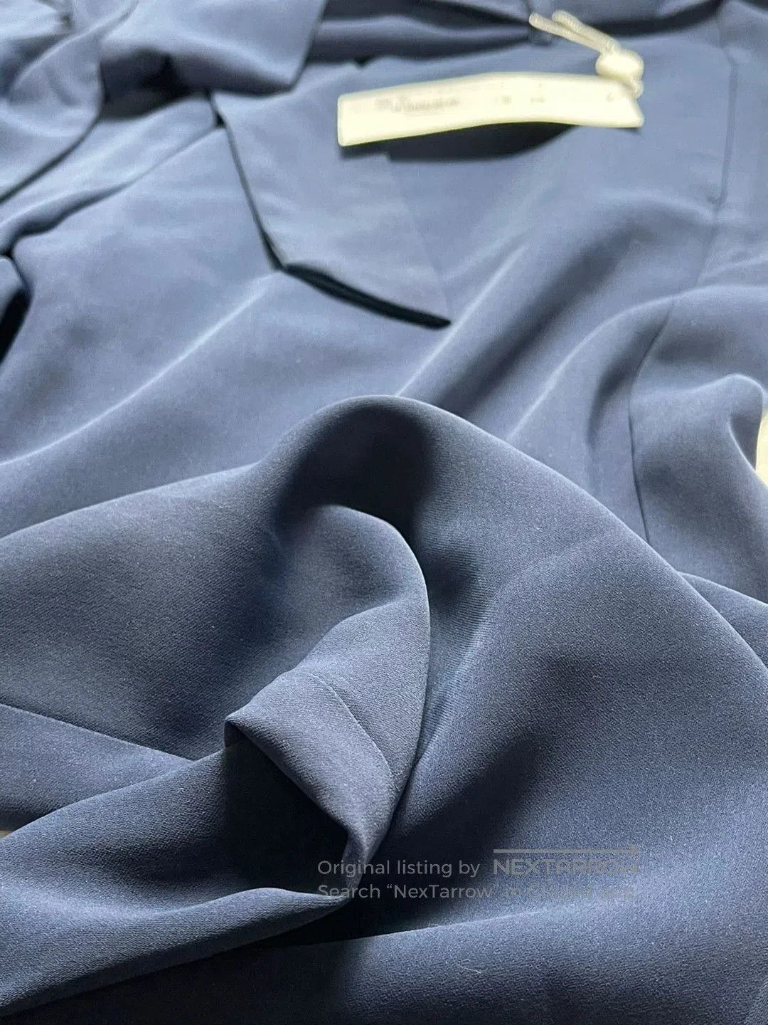 MM6 Maison Martin Margiela Belted Navy Trousers. Size 41" - 3 Thumbnail