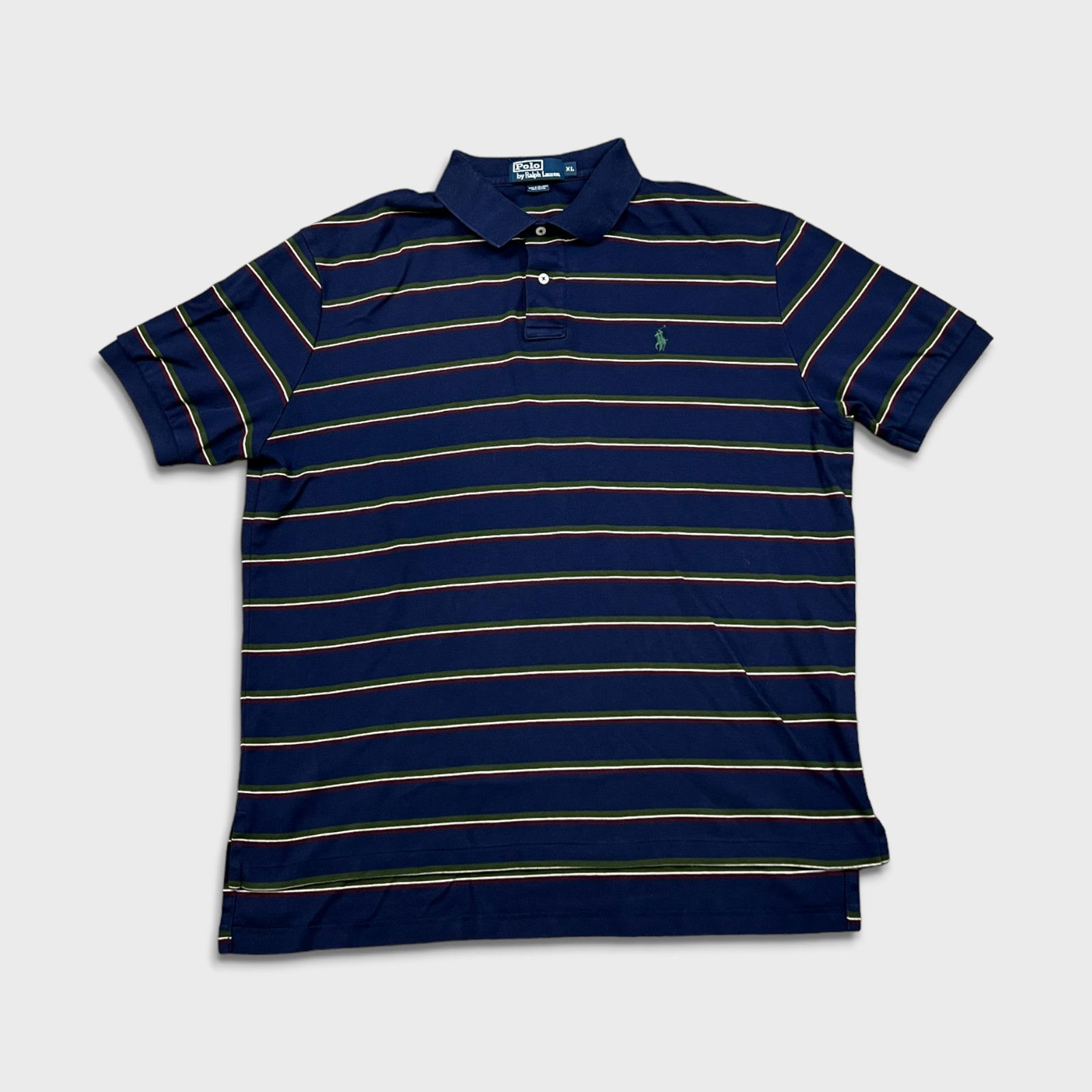 Polo Ralph Lauren × Ralph Lauren × Vintage Vintage 90s Polo Ralph Lauren XL Pony Striped Casual Shirt Size US XL / EU 56 / 4 - 1 Thumbnail