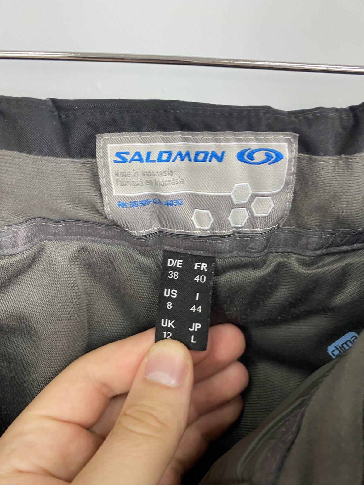 Salomon 🎿 Salomon Ski track Pants Y2K Rare Retro Hype Size US 34 / EU 50 - 9 Thumbnail