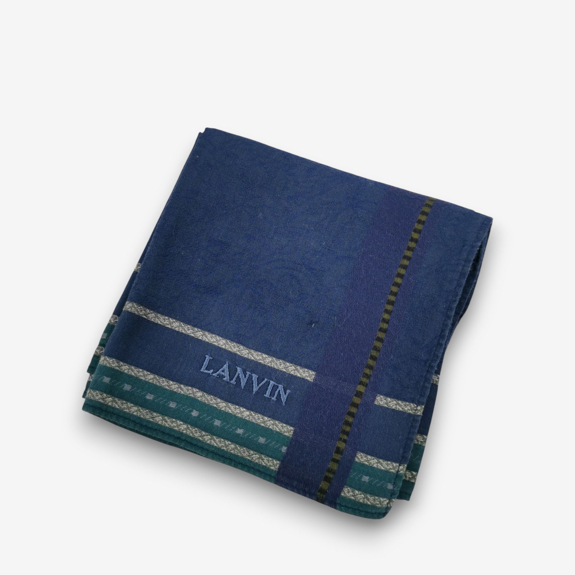 Lanvin Vintage Lanvin Handkerchief Pocket Square Bandana Size ONE SIZE - 4 Thumbnail