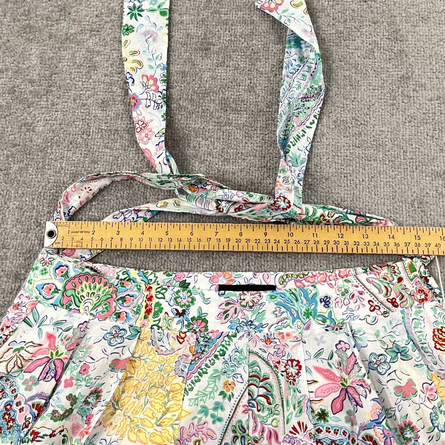 Talbots Talbots Midi Skirt Womens Sz 10 30 x 32" Floral Boho Prairie Cottagecore Tie Size 32" / US 10 / IT 46 - 4 Thumbnail