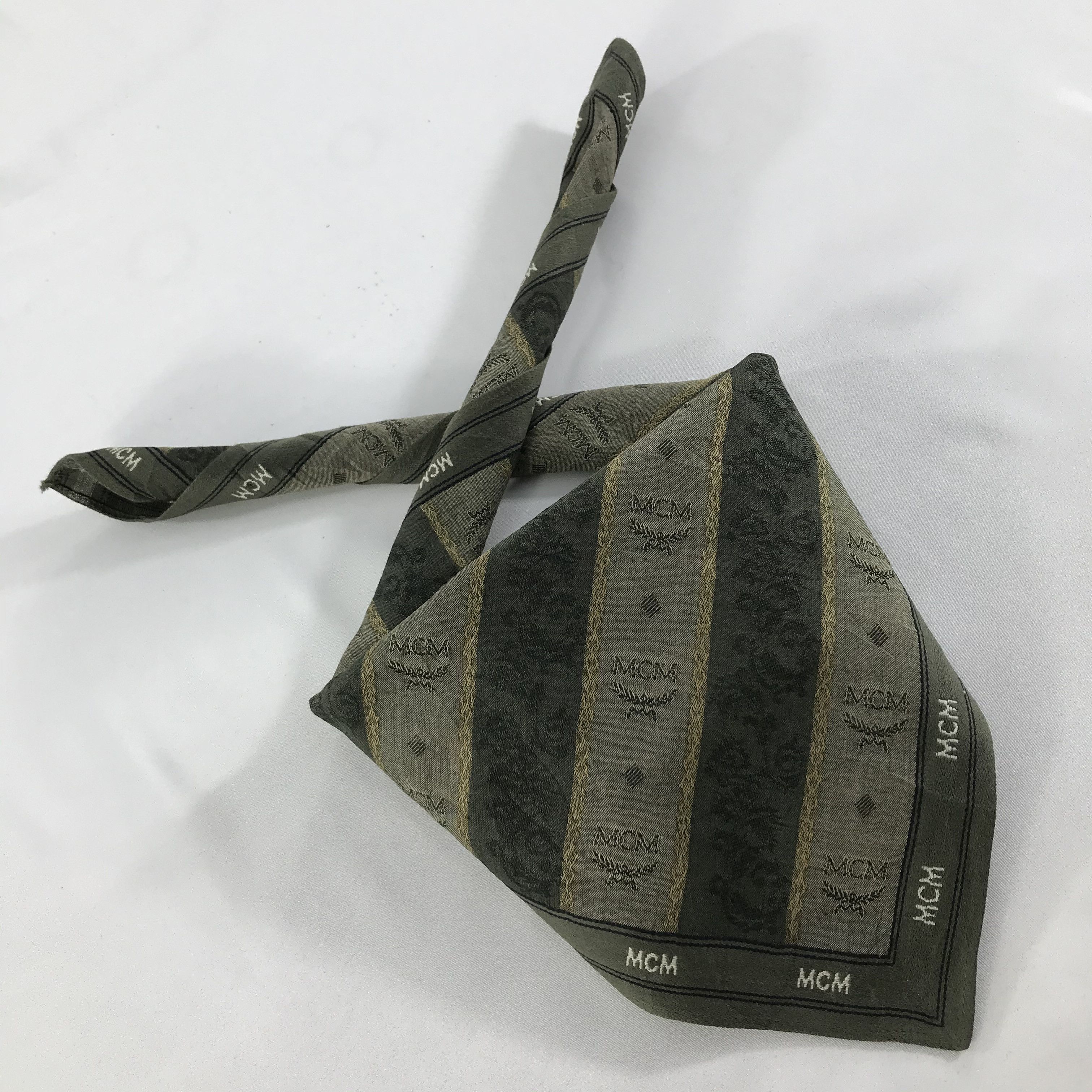 MCM × Vintage MCM Bandana / Handkerchief / Neckerchief - S1217 Size ONE SIZE - 4 Thumbnail