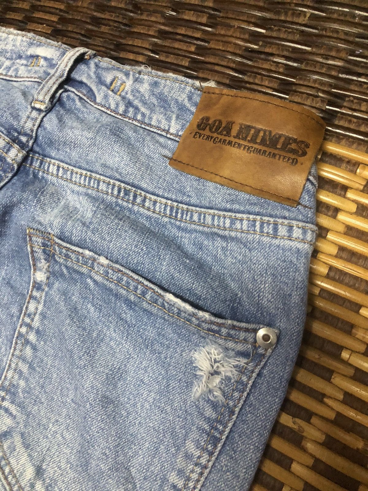 Designer × Japanese Brand GOA NIMES SELVEDGE JEANS Size 27" / US 4 / IT 40 - 13 Thumbnail