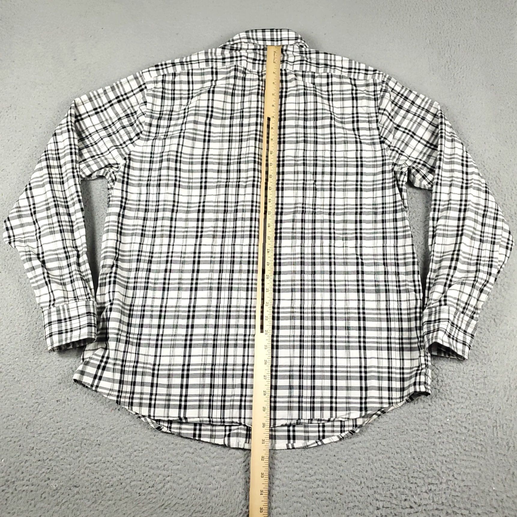 Original Penguin Original Penguin Plaid Button-Up Shirt Men’s XL Gray Long Sleeve Casual Modern Preppy Size US XL / EU 56 / 4 - 5 Thumbnail