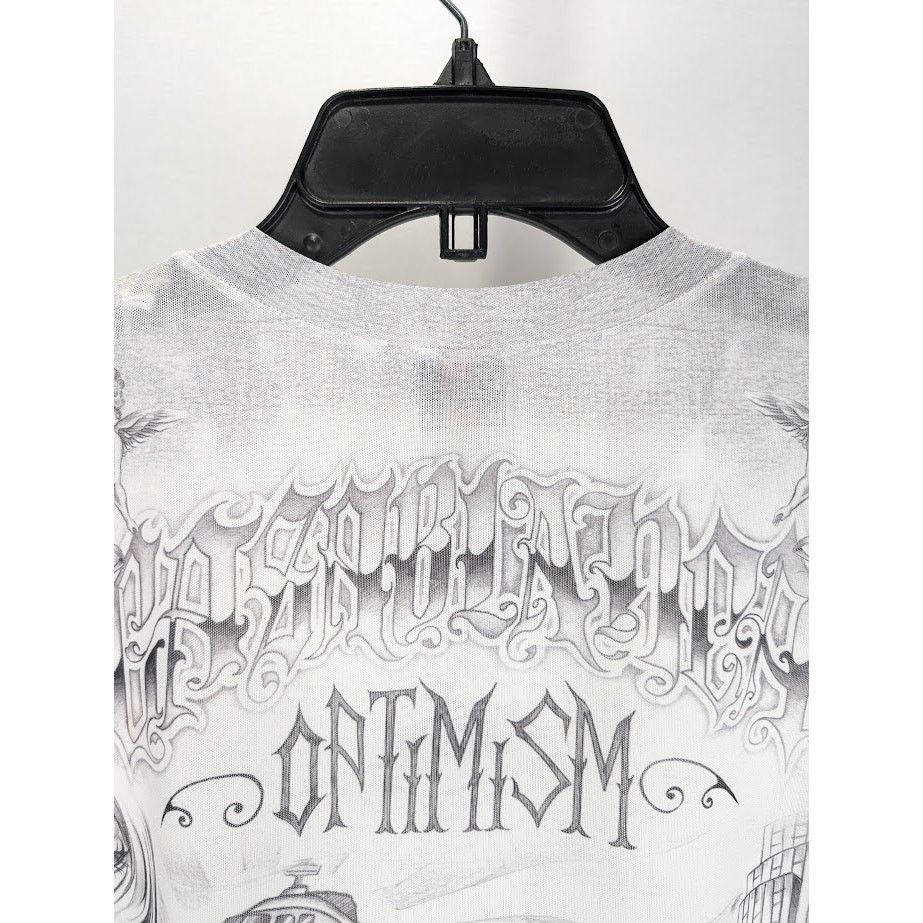 Casablanca o1rshd1 DUP / Printed Crewneck Short Sleeve Mesh Top Tattoo Size US M / EU 48-50 / 2 - 10 Thumbnail
