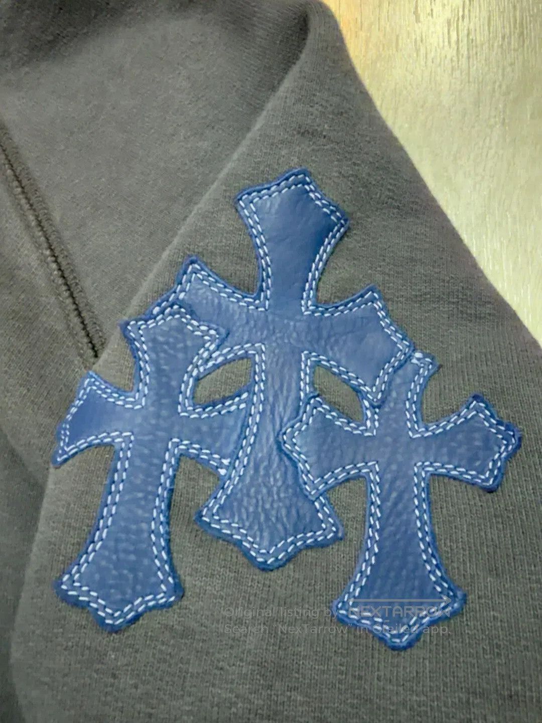 Chrome Hearts Chrome Hearts Cross Patch Hoodie. Size US XL / EU 56 / 4 - 2 Thumbnail