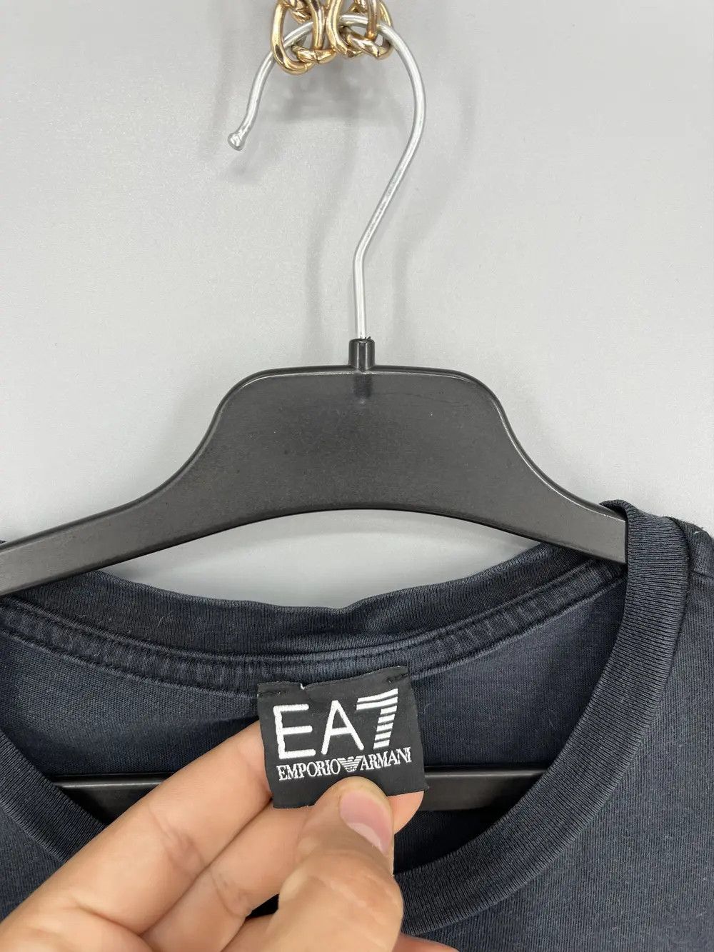 Armani Vintage Y2K Emporio Armani Big Logo Designer Made In Size US M / EU 48-50 / 2 - 7 Thumbnail