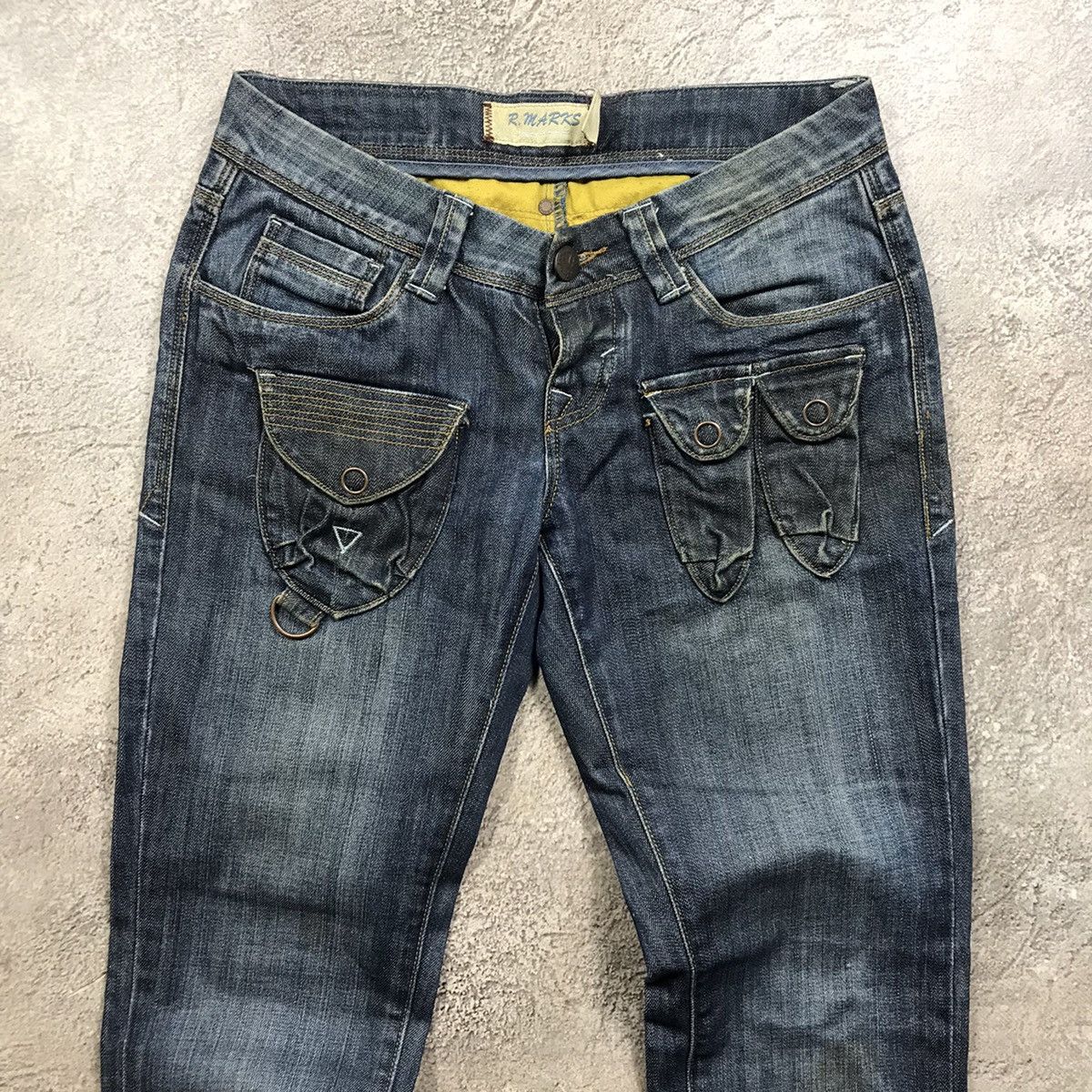 Japanese Brand vintage Faded Jeans japan distressed denim spring pants 90s Size 28" / US 6 / IT 42 - 3 Thumbnail