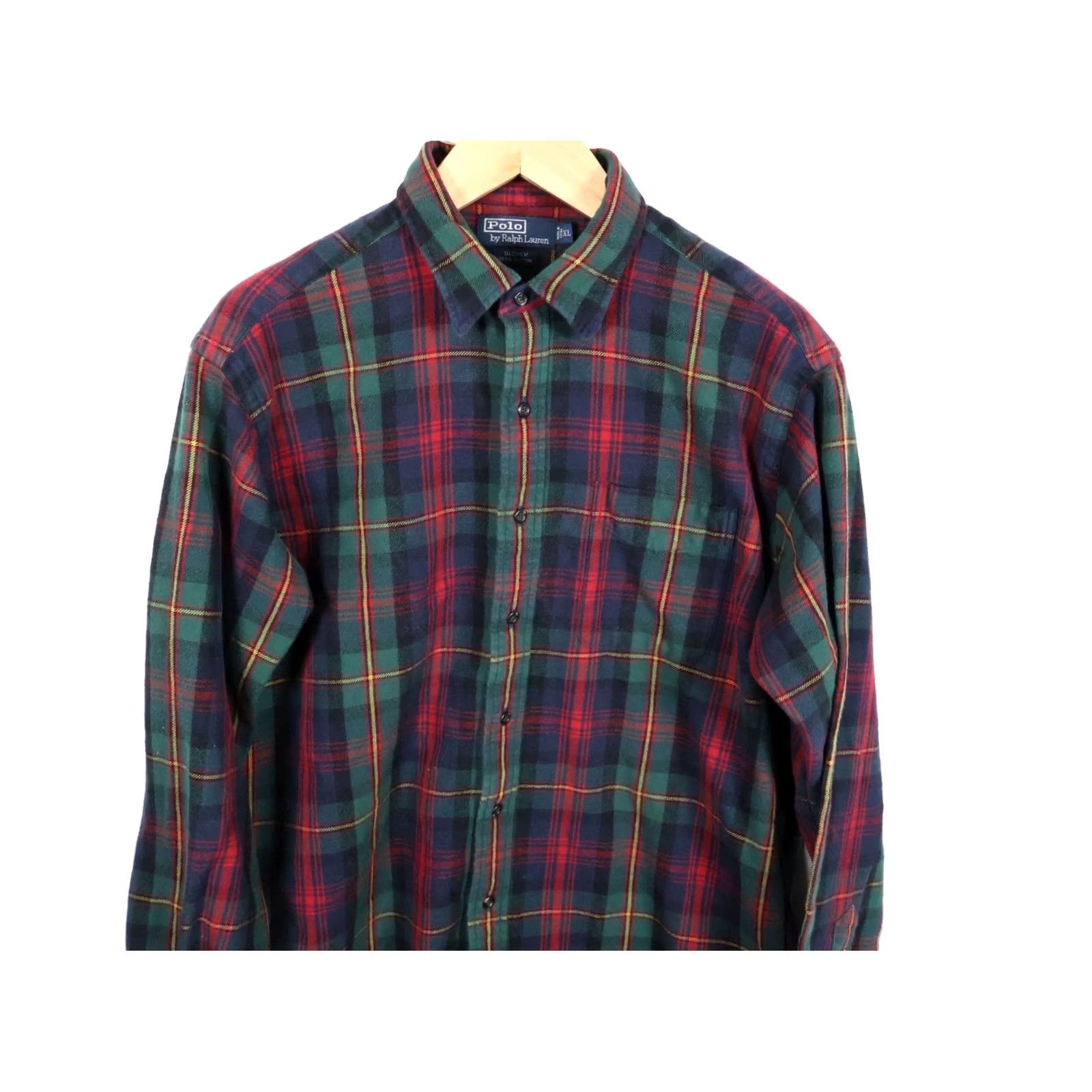 Polo Ralph Lauren VINTAGE Polo Ralph Lauren Glover Flannel Shirt Men's XL Green Red Tartan Plaid Workwear Size US XL / EU 56 / 4 - 4 Thumbnail