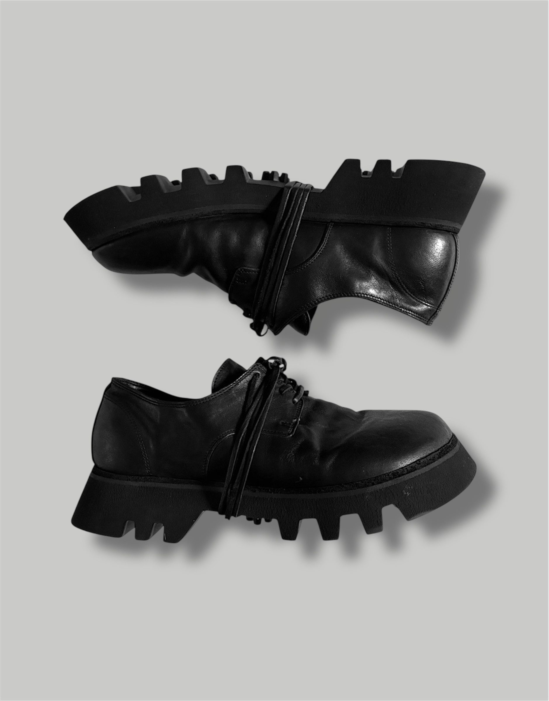 Guidi Guidi 792V Donkey Full Grain Derbies Vibram Sole Black | Grailed