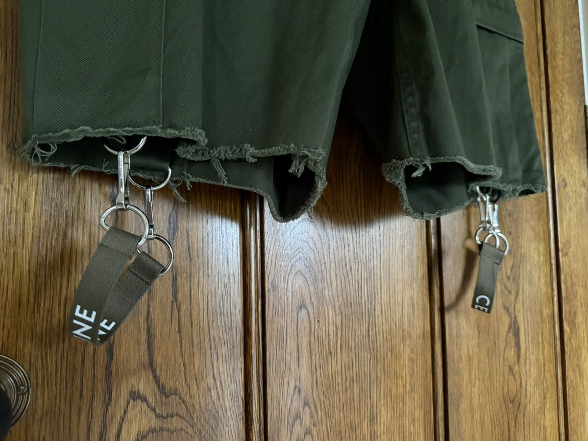 Celine Celine green cargo shorts with Celine logo straps 52 Hedi Size US 36 / EU 52 - 13 Thumbnail