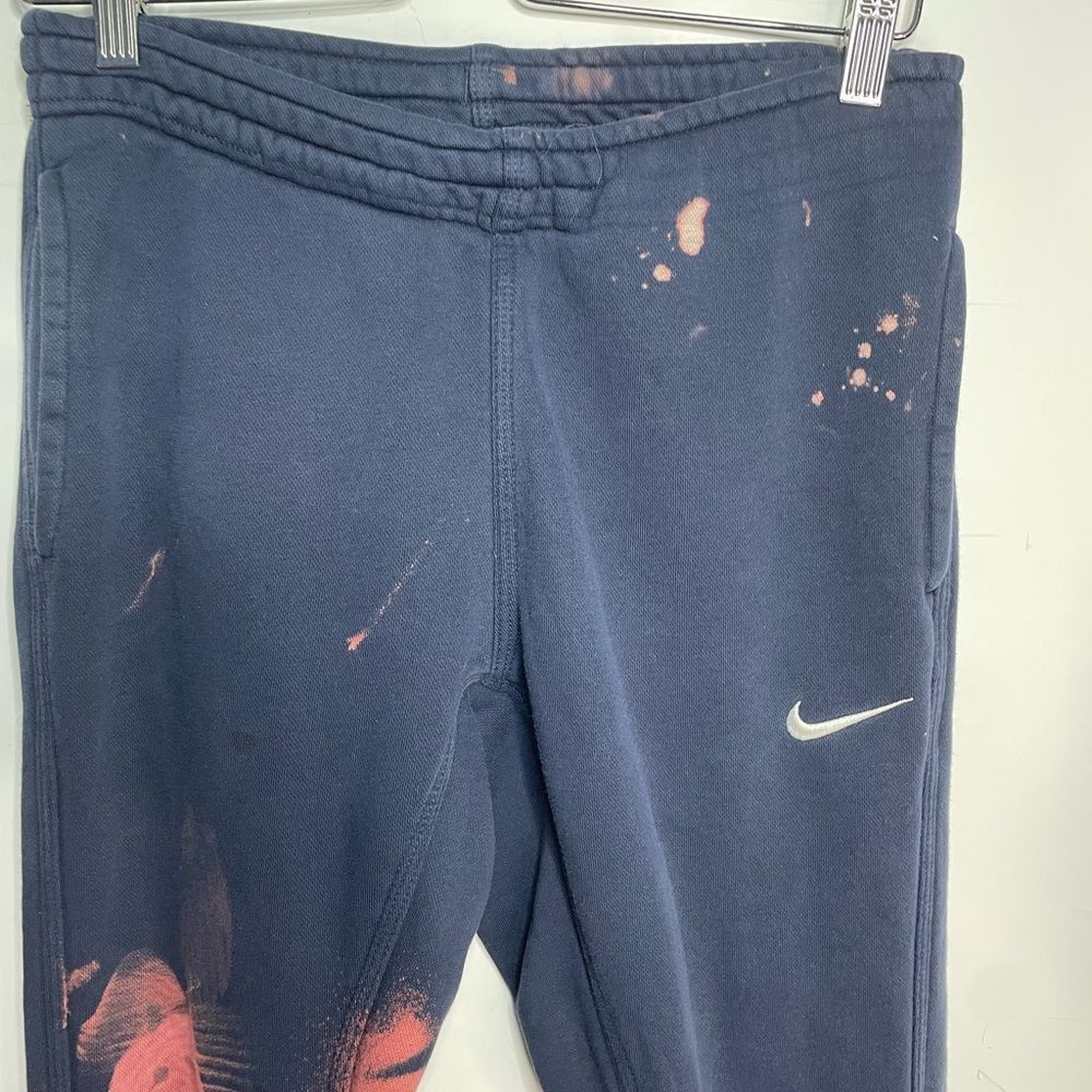 Nike Nike Navy Bleach Dyed Sweatpants Small Size US 34 / EU 50 - 5 Thumbnail