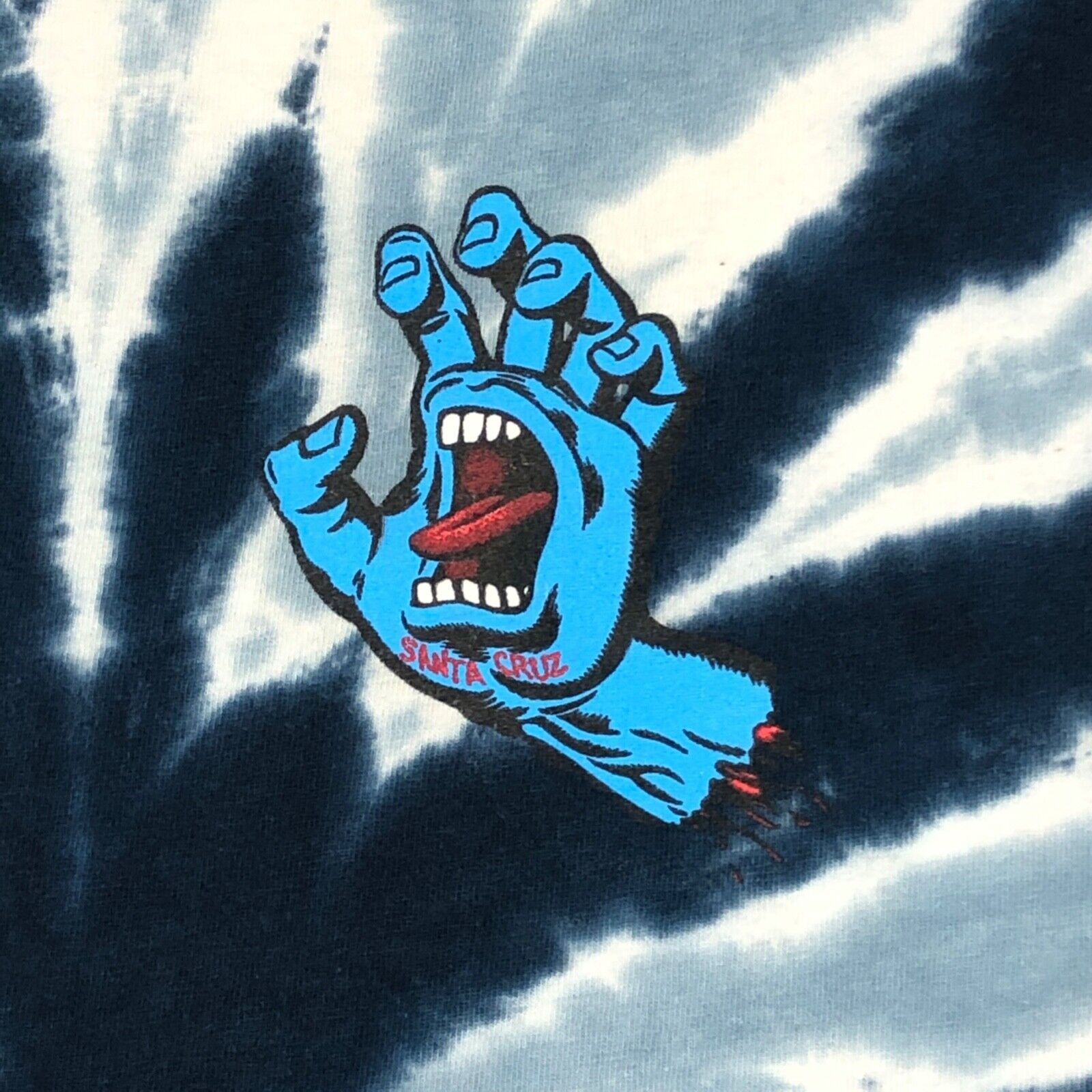 Vintage Santa Cruz Skateboards Tie Dye Hand Logo Tee T Shirt Small Size US S / EU 44-46 / 1 - 2 Thumbnail