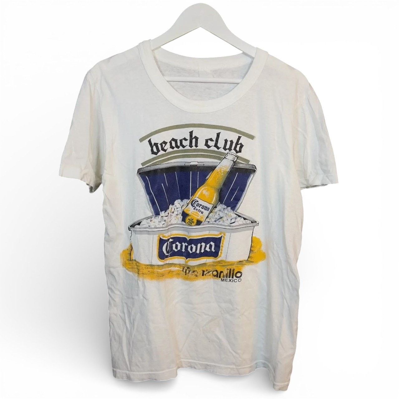 Vintage Vintage 90s Corona Extra Beer Manzanillo Mexico Tee Shirt Size US L / EU 52-54 / 3 - 1 Thumbnail