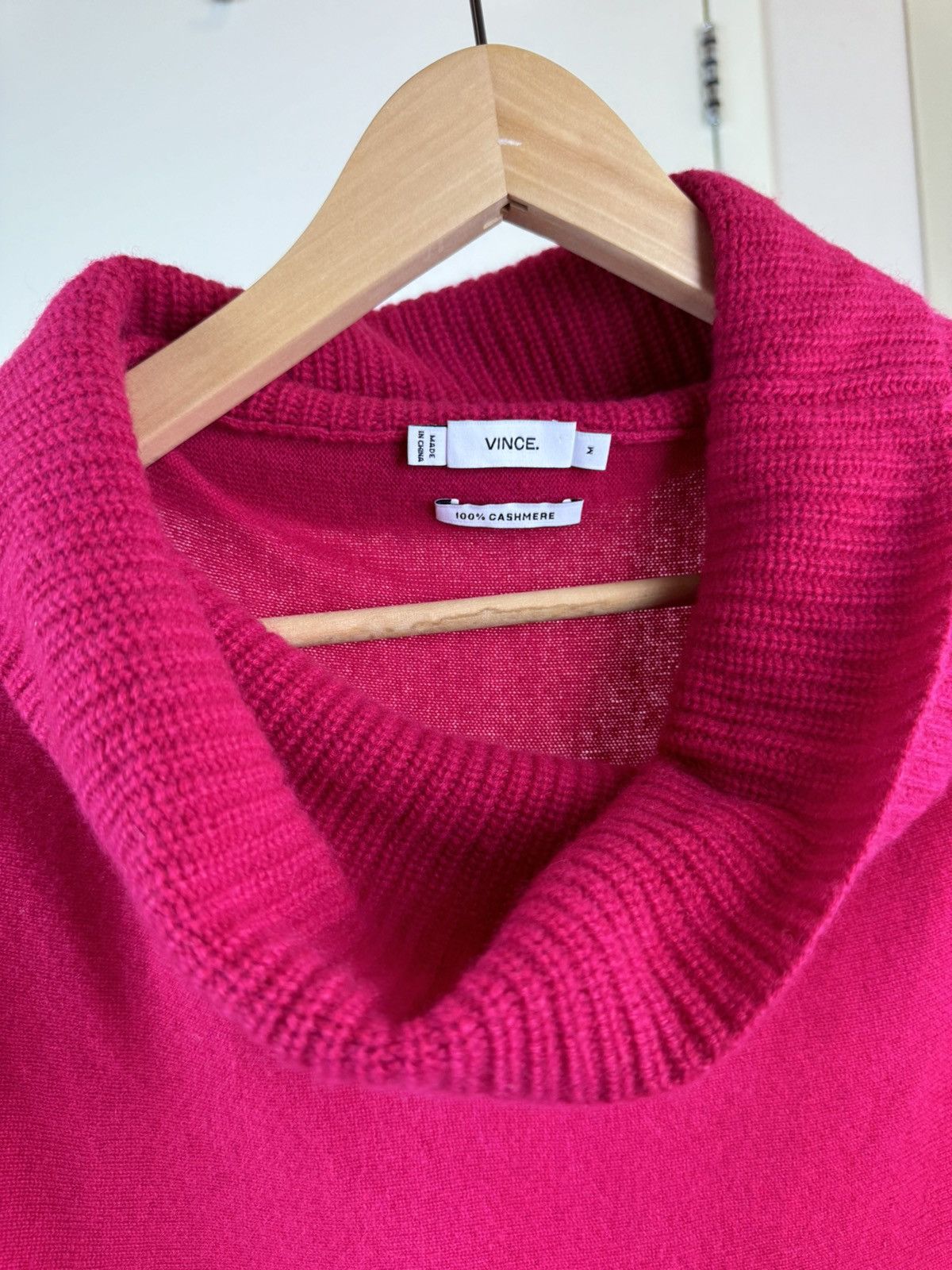 Vince VINCE cashmerein poncho cape style sweater cowl neck jumper Size M / US 6-8 / IT 42-44 - 15 Thumbnail