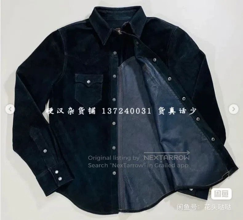 RRL Ralph Lauren RRL Ralph Lauren Vintage limited edition blue dyed suede w Size US L / EU 52-54 / 3 - 3 Thumbnail