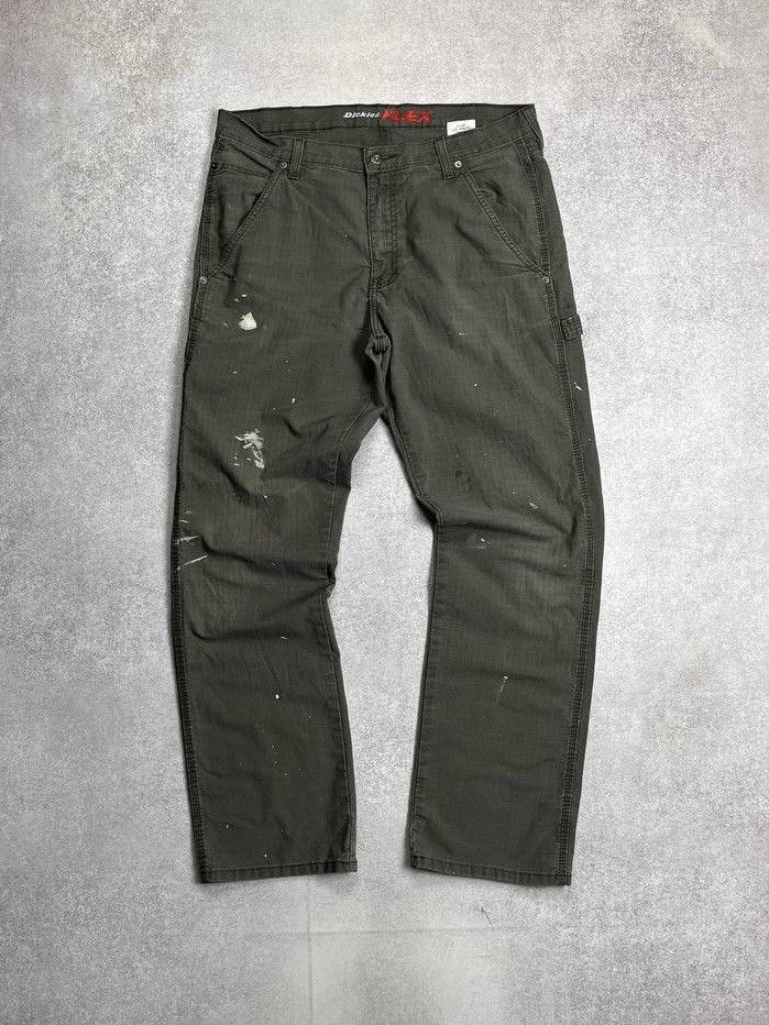 Dickies × Vintage Vintage Dickies Archival Cargo Destroyed Pants Y2K 34x32 Size US 34 / EU 50 - 3 Thumbnail