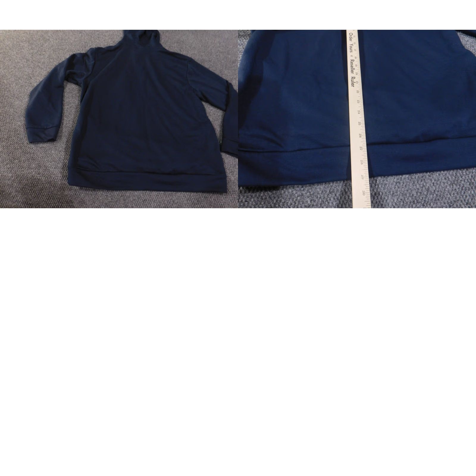 Adidas Adidas Hoodie Mens XL Blue Pullover Logo Performance Stretch Retro Zip Pocket Size US XL / EU 56 / 4 - 9 Thumbnail