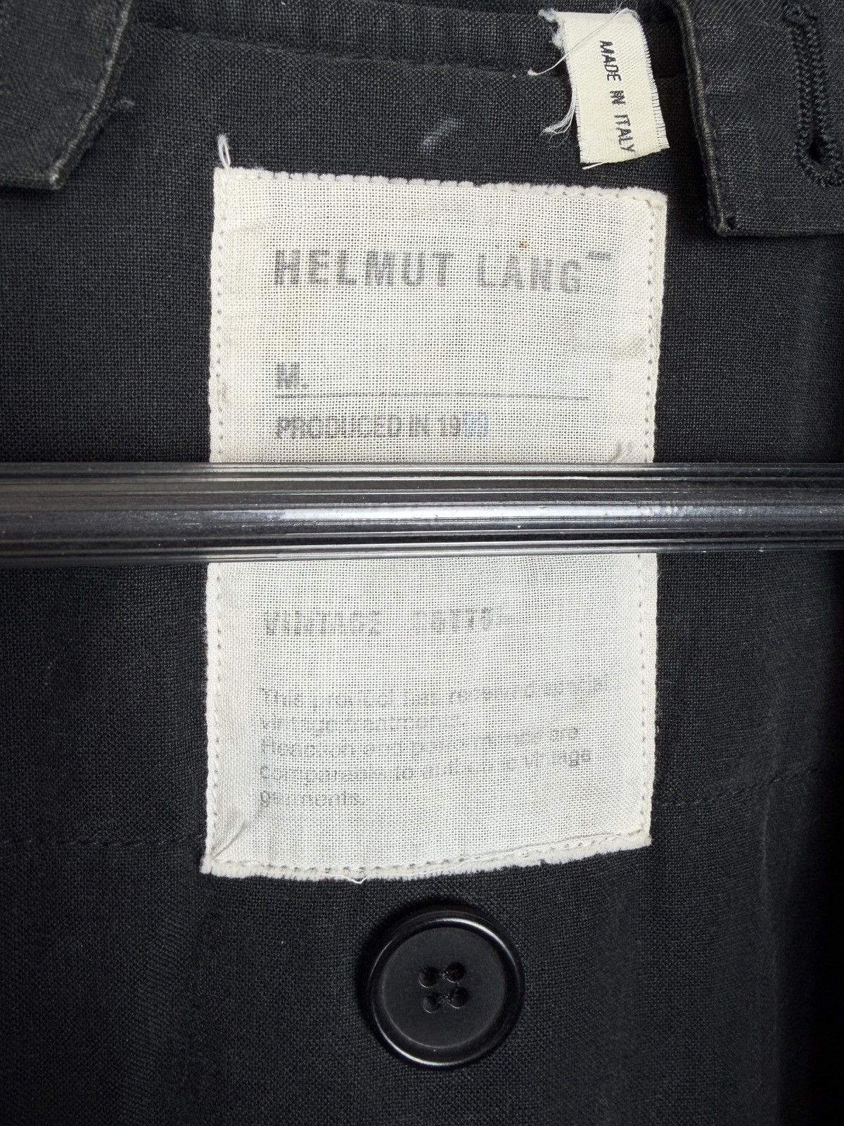 Helmut Lang AW99 Helmut Lang Vintage Cotton Bondage M69 Flak Jacket Size US S / EU 44-46 / 1 - 9 Thumbnail
