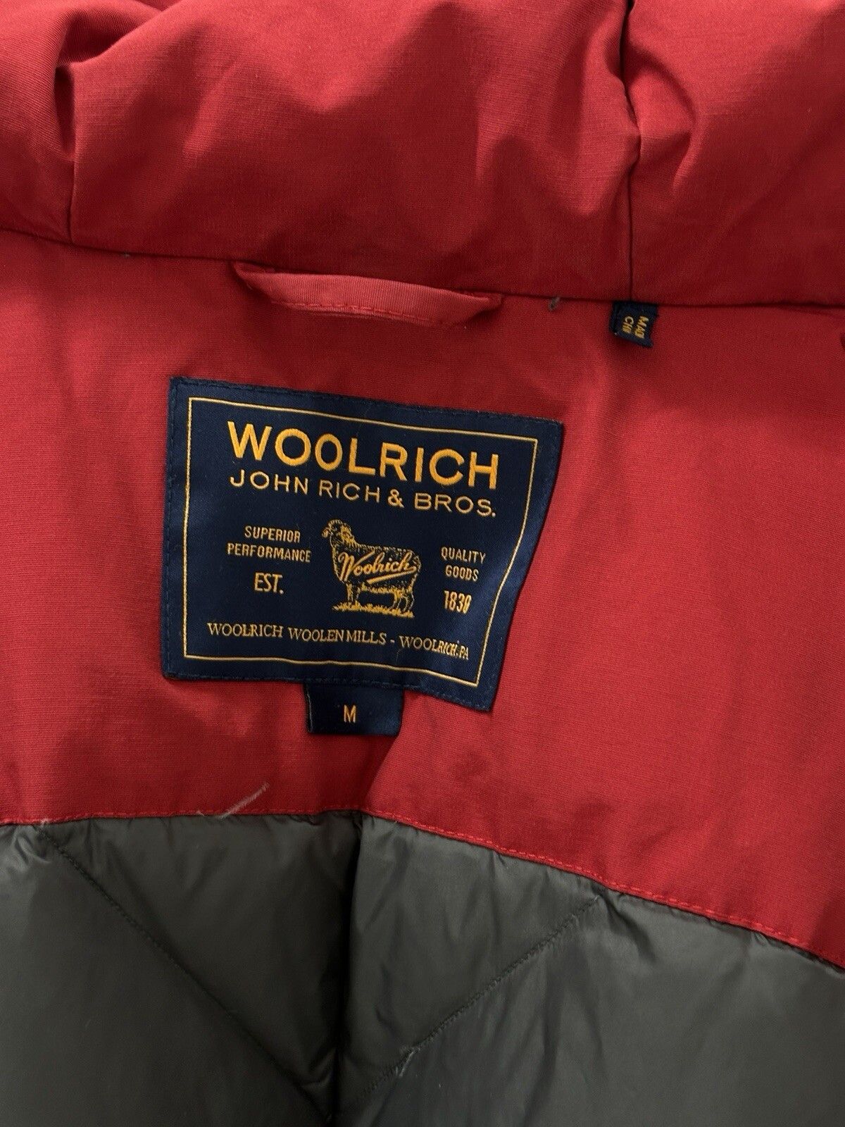 Woolrich Woolen Mills DDP Woolrich Down Puffer Womens Jacket Red size M Size M / US 6-8 / IT 42-44 - 21 Thumbnail