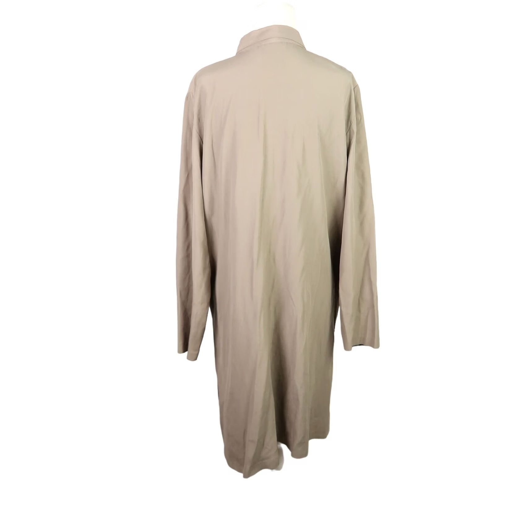 Vintage VINTAGE Wild Rose 90s Button-Up Tunic Top Long Sleeve Tan Taupe Size 12 Womens Casual Size XL / US 12-14 / IT 48-50 - 4 Thumbnail