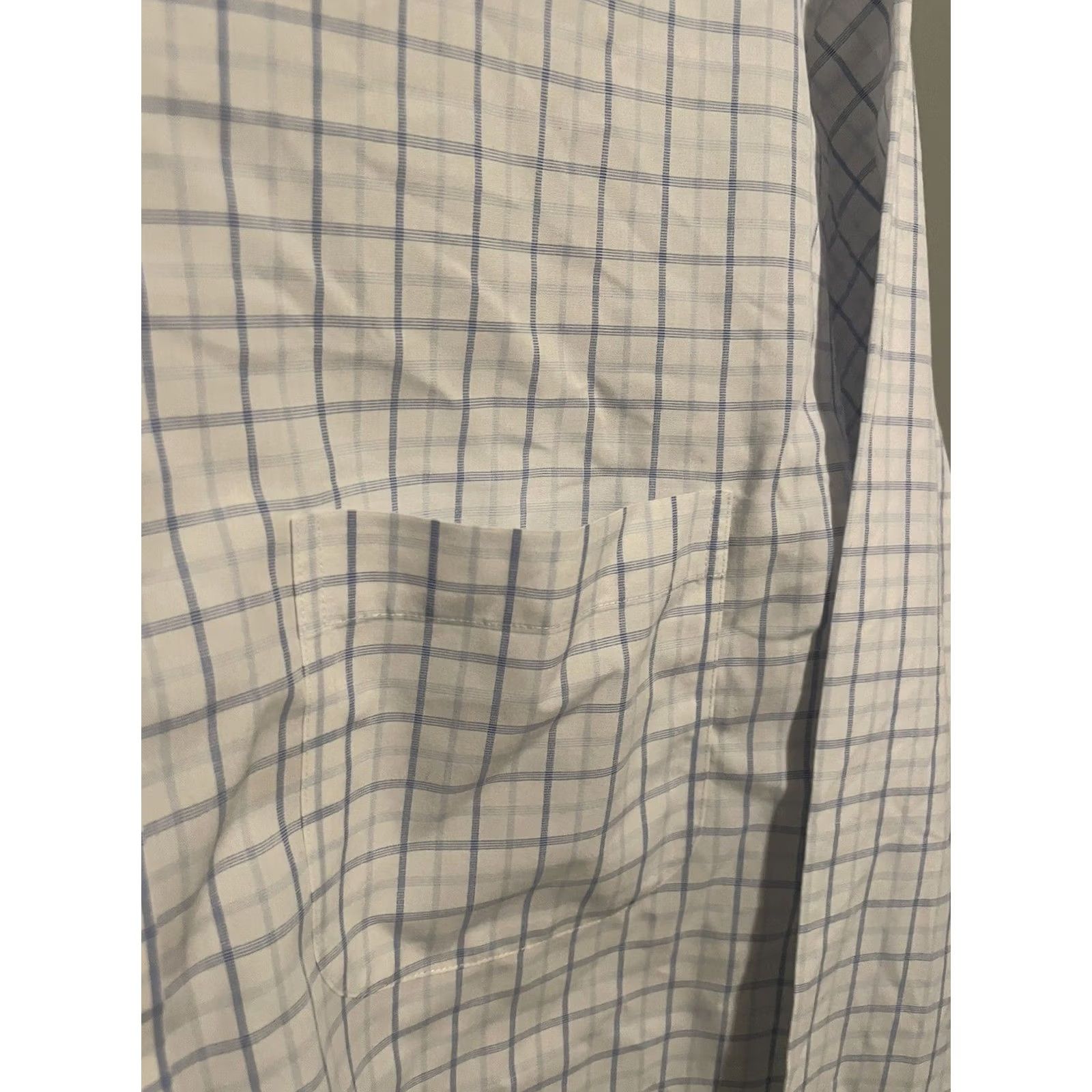 Brooks Brothers VINTAGE Brooks Brothers Shirt Mens 16.5-33 White Oxford Cloth Button Down Plaid 90s USA Size US XL / EU 56 / 4 - 4 Thumbnail