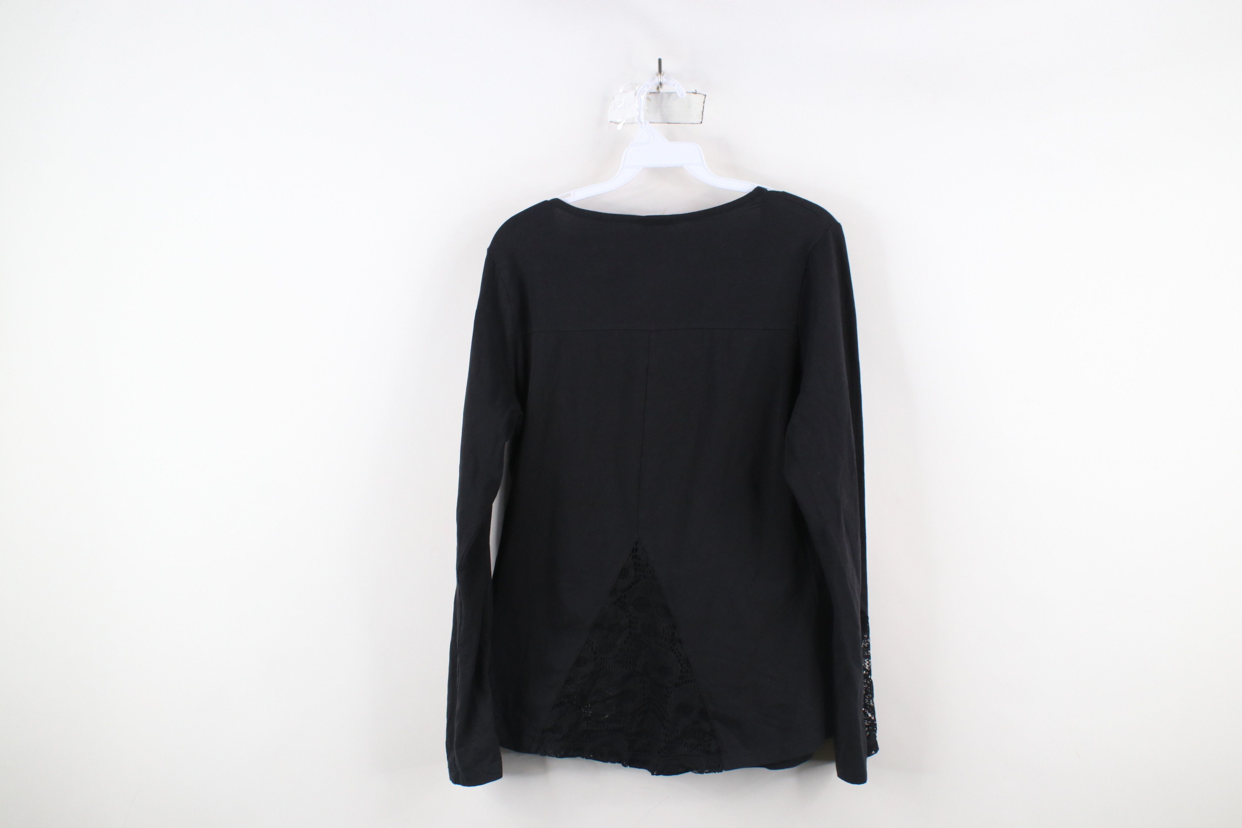 Harley Davidson × Vintage Vintage Y2K Harley Davidson Skull Lace Long Sleeve T-Shirt Size L / US 10 / IT 46 - 11 Thumbnail