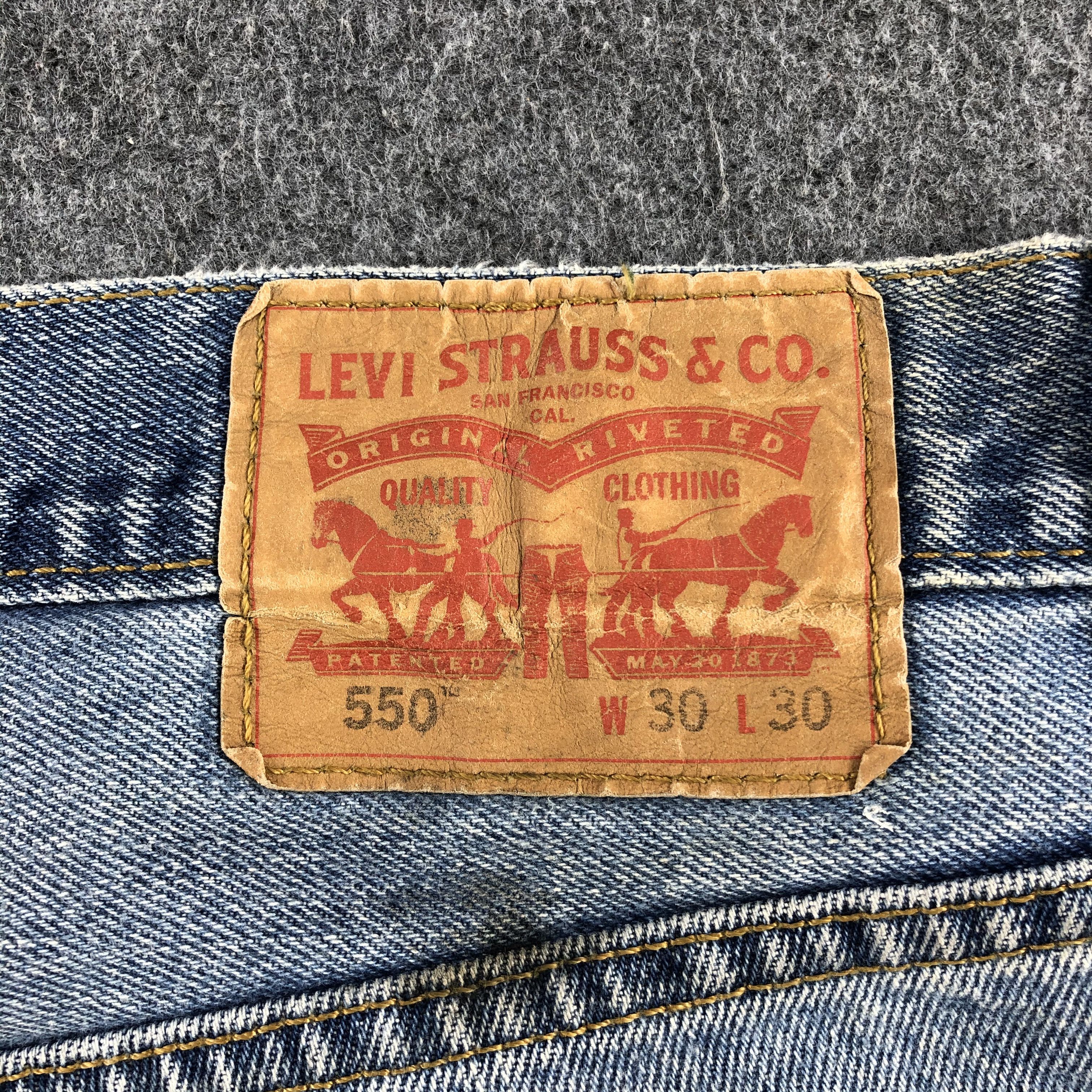 Levi's Vintage Blue Wash Levis 550 Jeans-J1621 Size US 31 - 5 Thumbnail