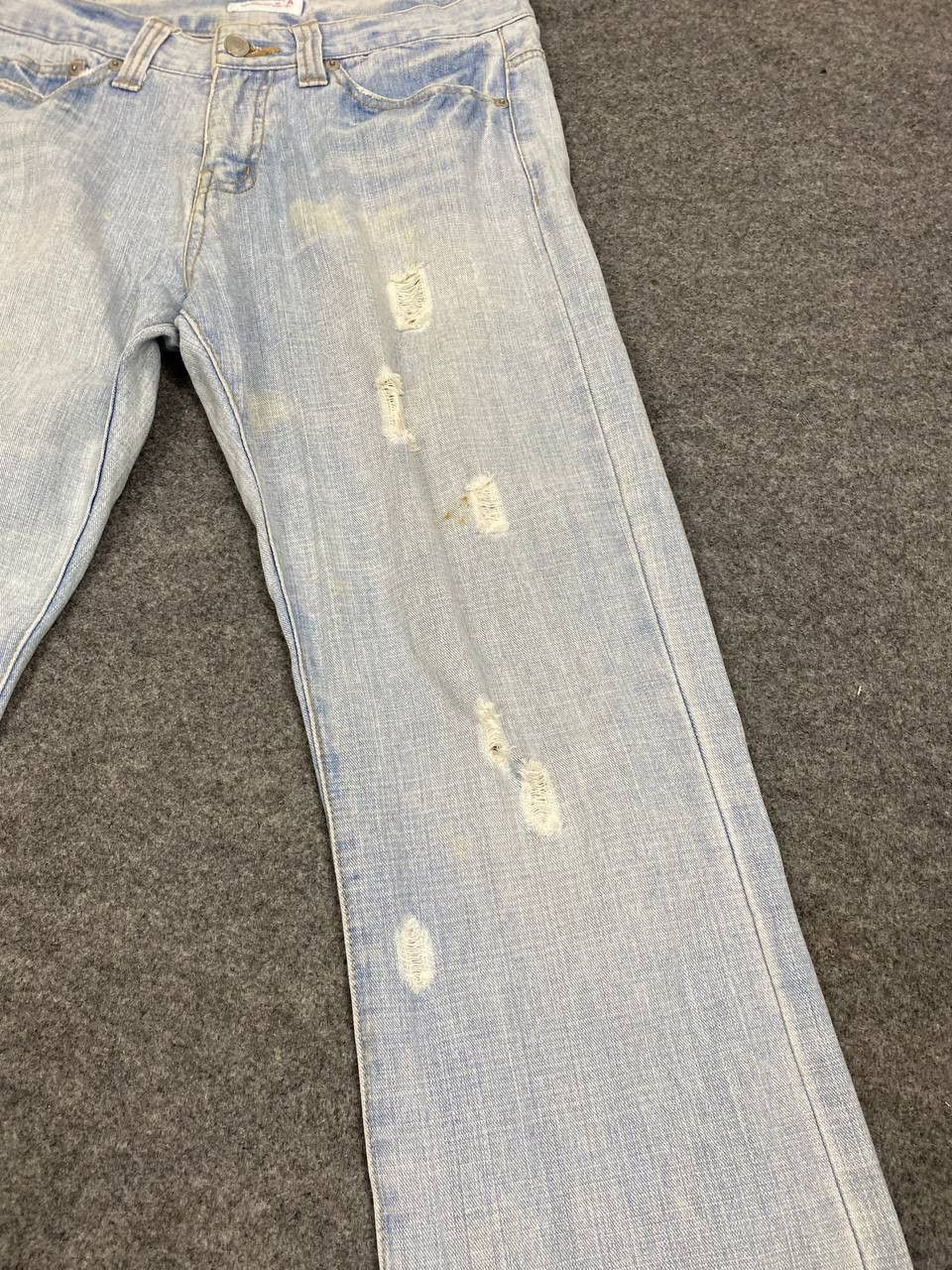 Japanese Brand colza japanese brand bootcut distressed denim Size US 33 - 10 Thumbnail